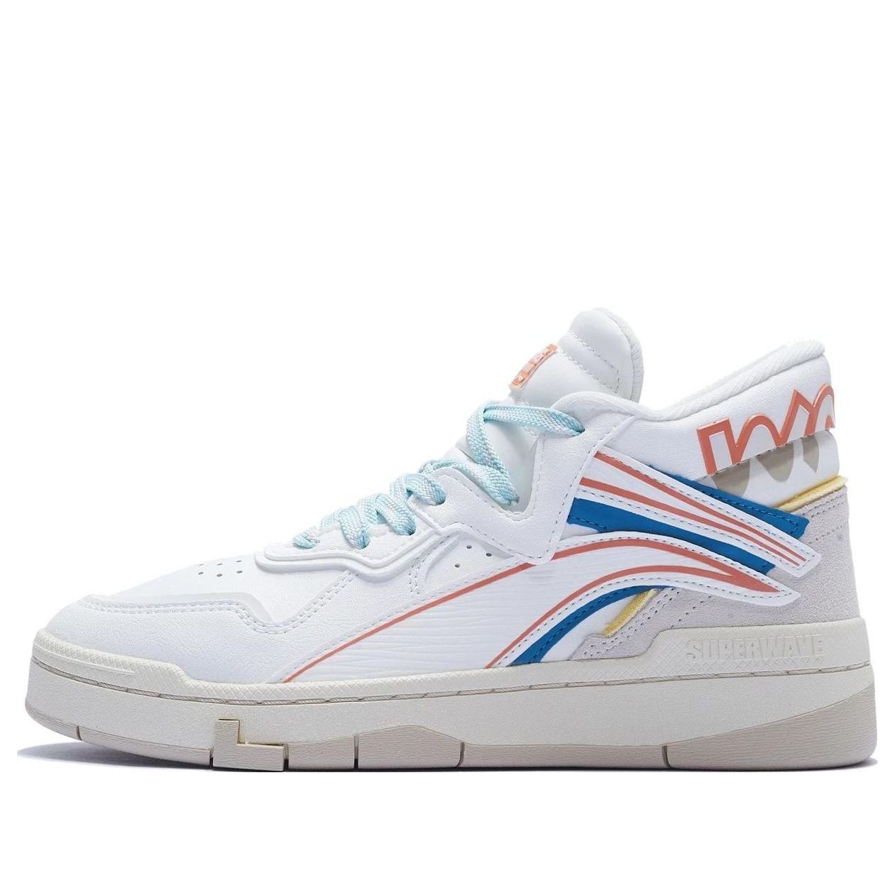 (WMNS) Li-Ning Mid Prm 'White Red Blue' AGCS152-4 - 1