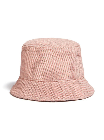 Marni logo-embroidered woven bucket hat outlook