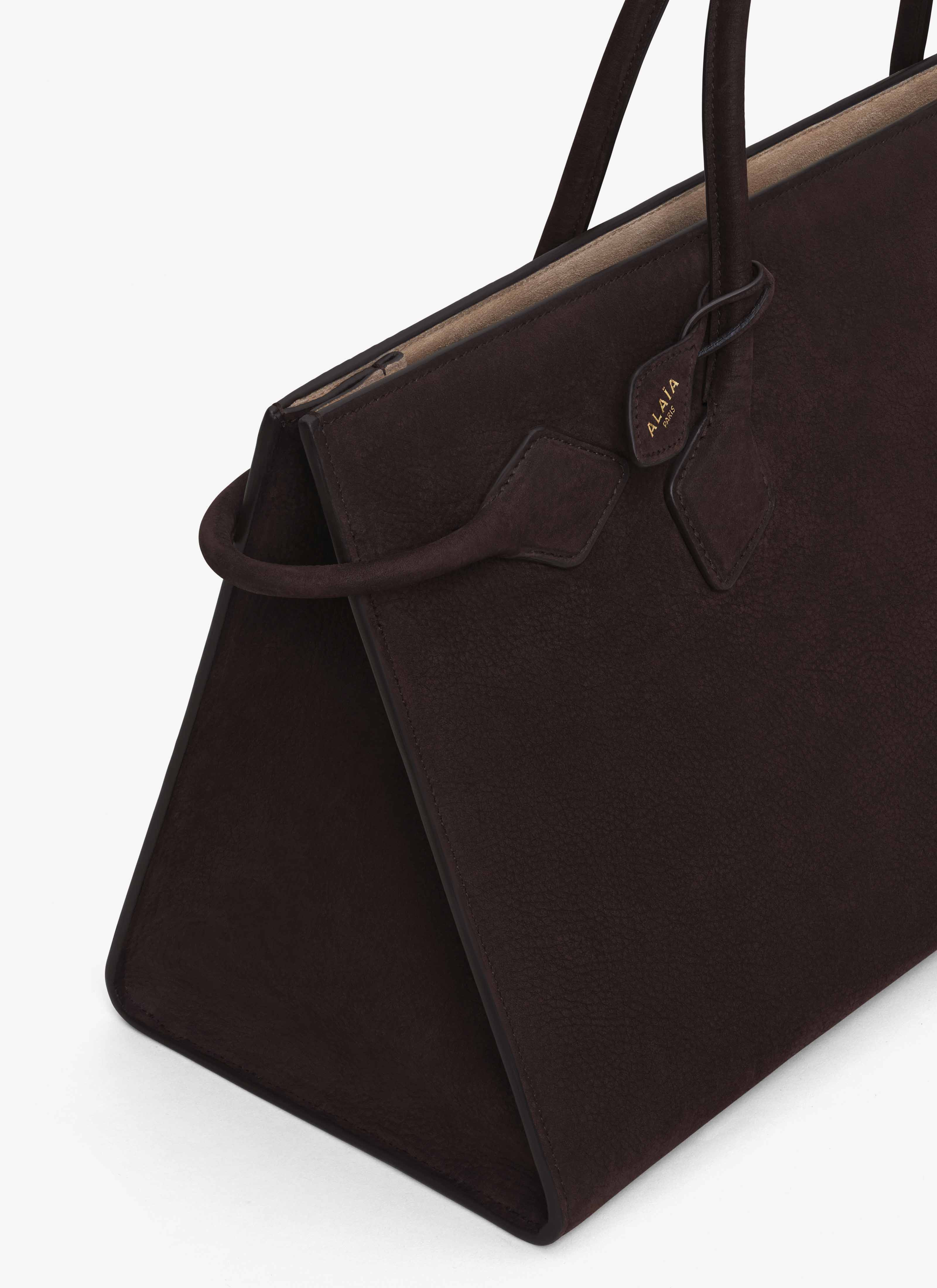 LE TECKEL TOTE BAG IN NUBUCK - 5