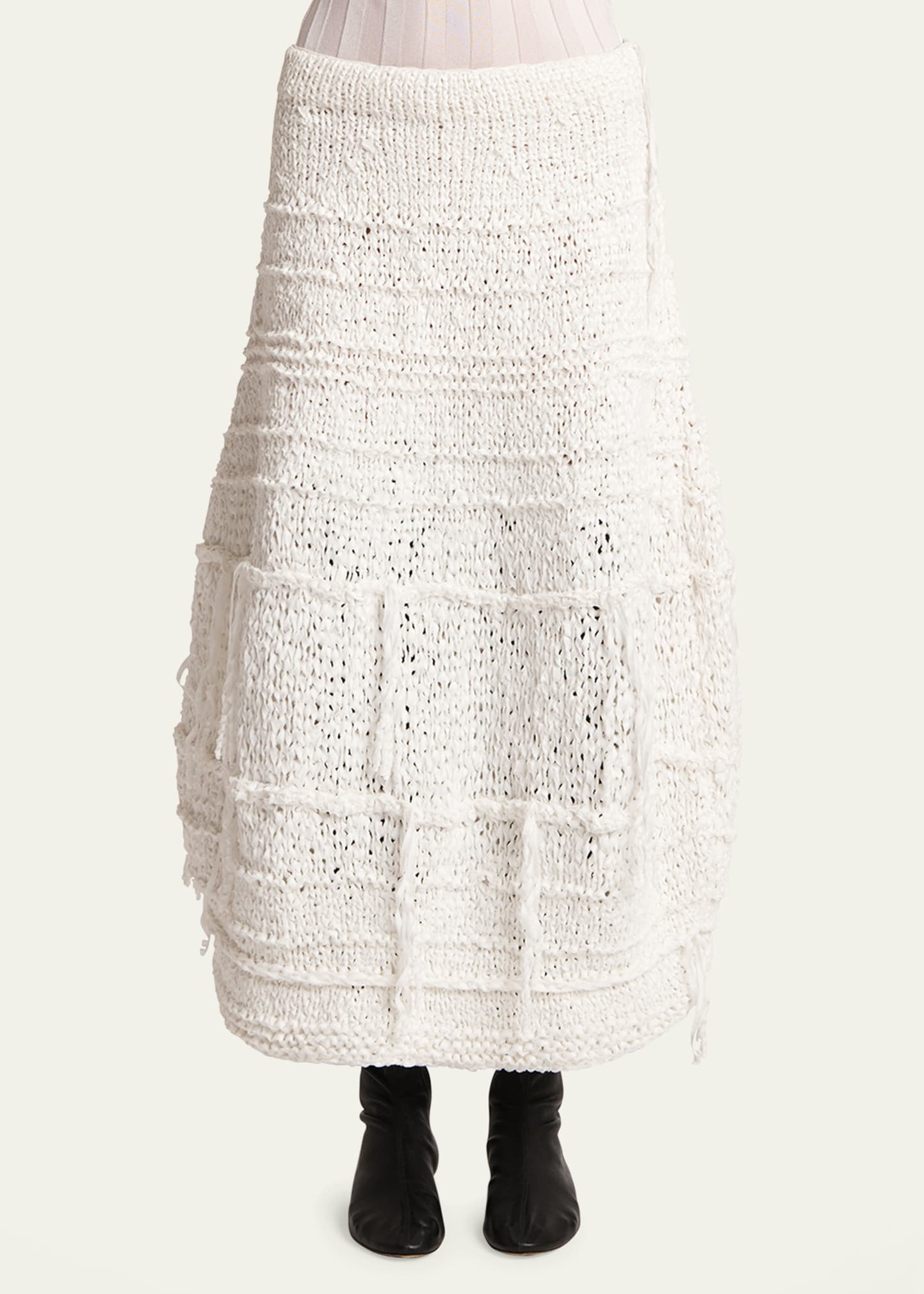 Inna Knit Cotton-Blend Maxi Skirt - 4