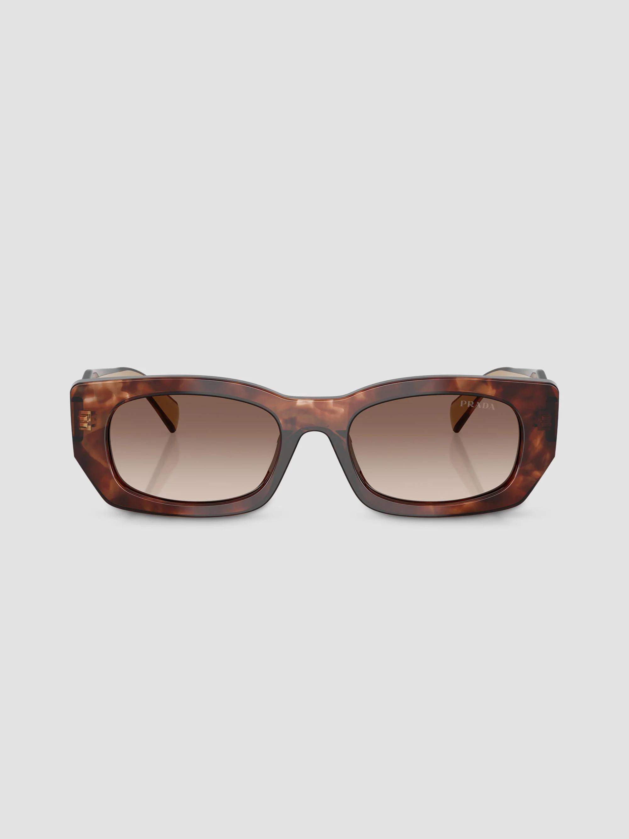 Women's B05S Rectangle Pillow Sunglasses - Brown - 1