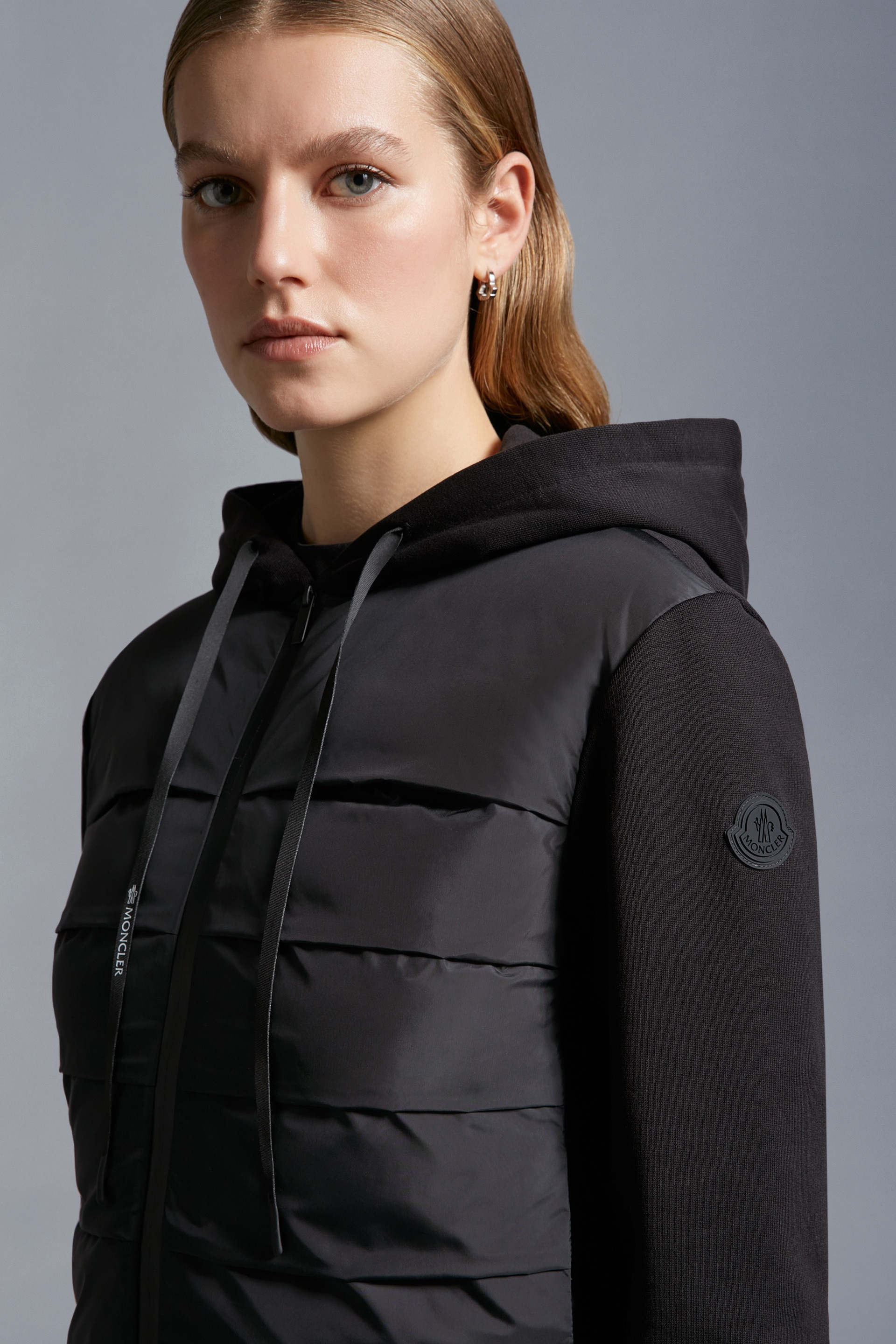 Moncler Padded Cotton Zip-Up Hoodie | REVERSIBLE