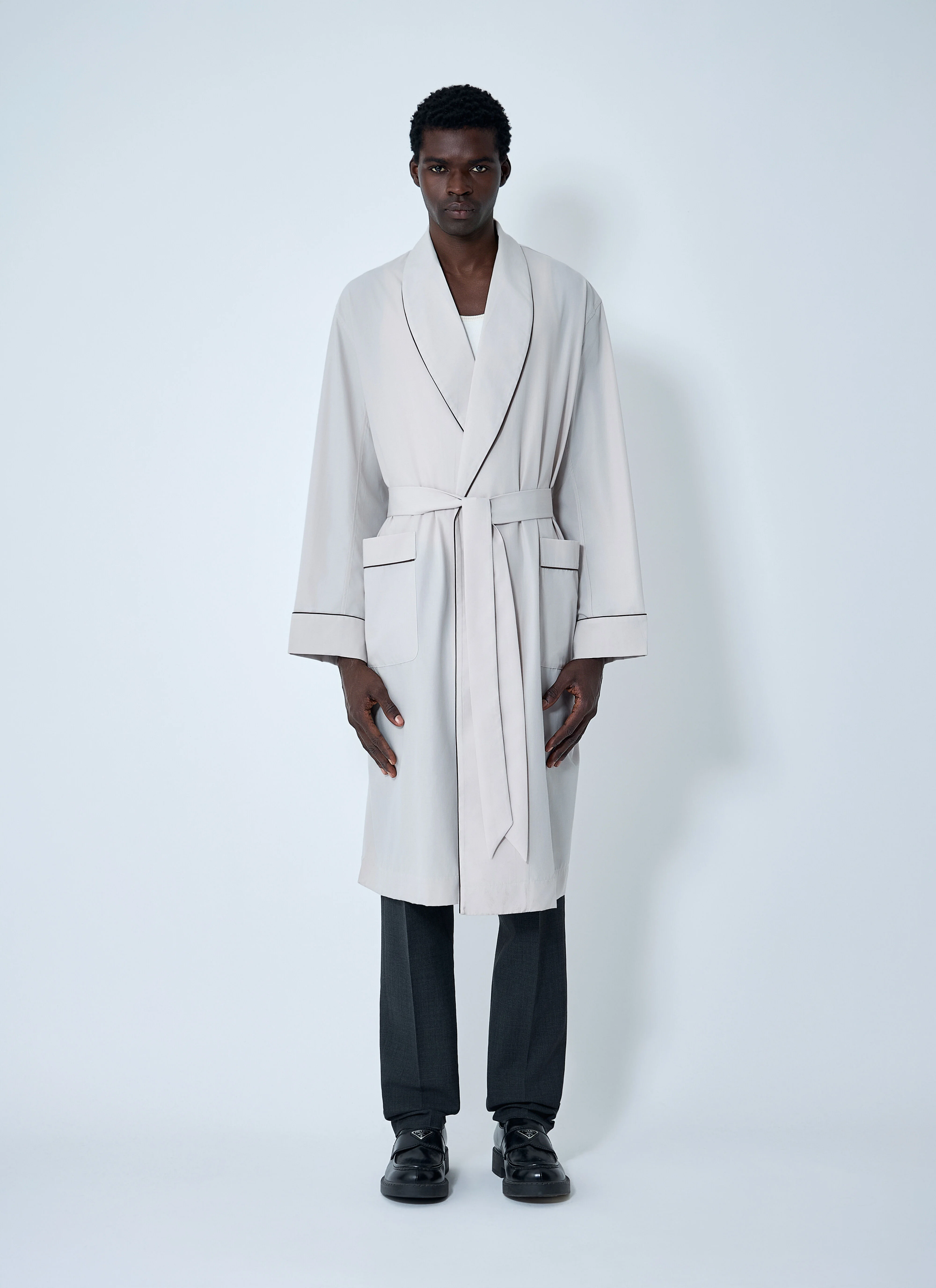 Limestone Robe Coat - 1