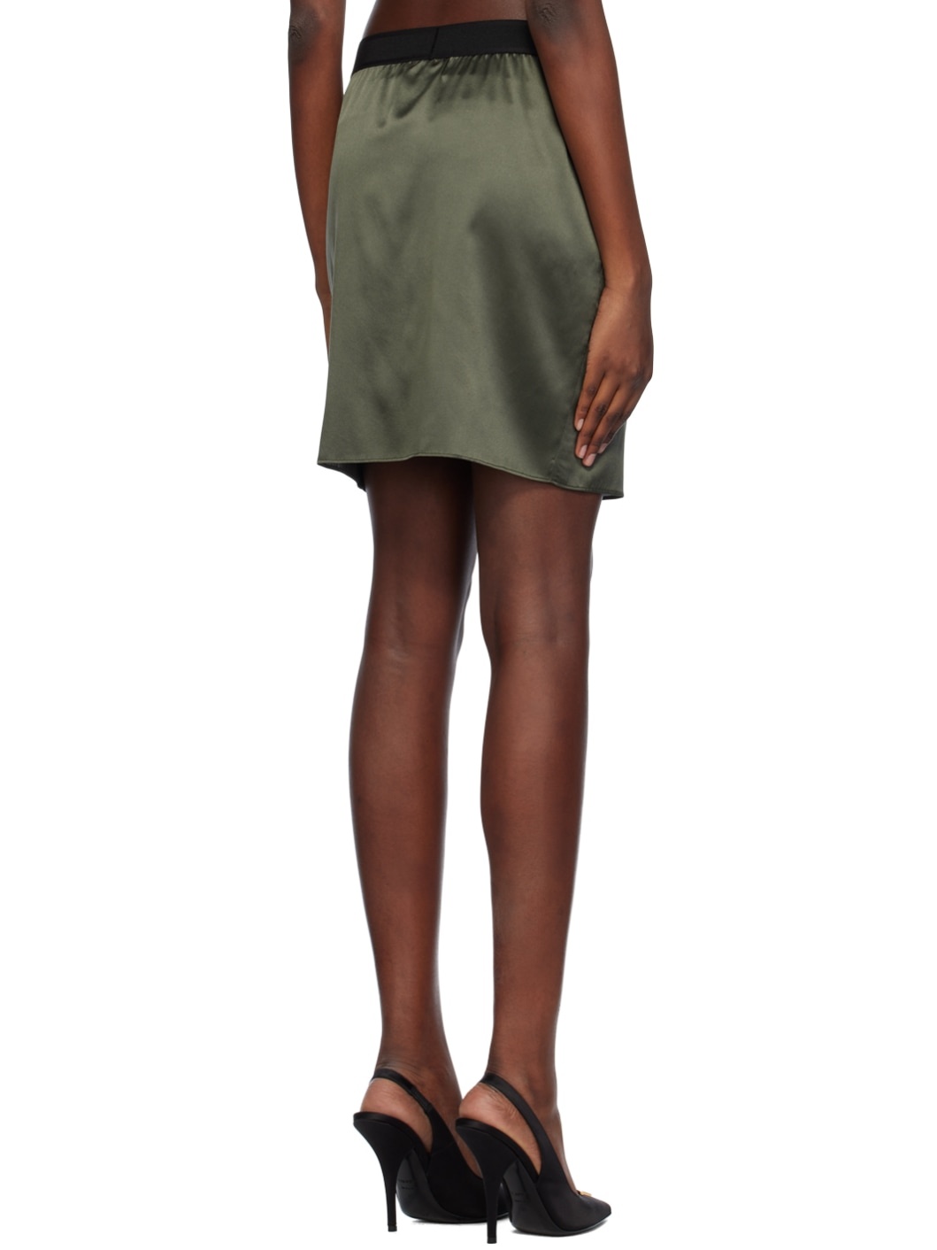 SSENSE Exclusive Khaki Miniskirt - 3