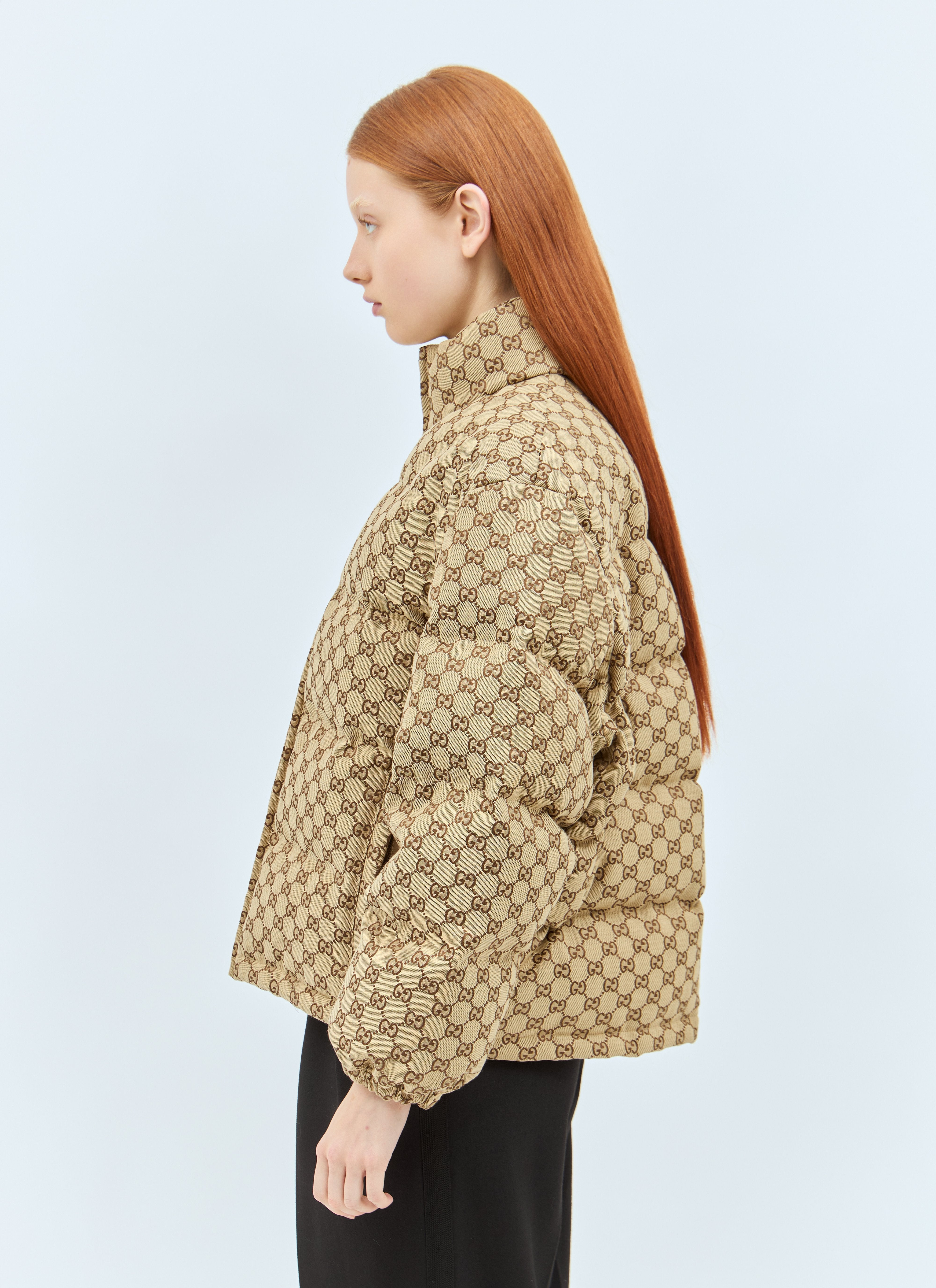 Gucci Women Gg Canvas Bomber Jacket - 4
