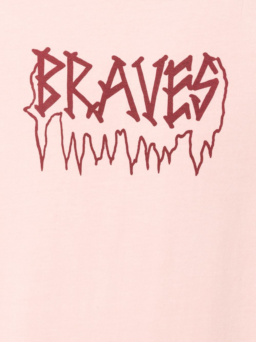 Braves print round neck T-shirt - 5