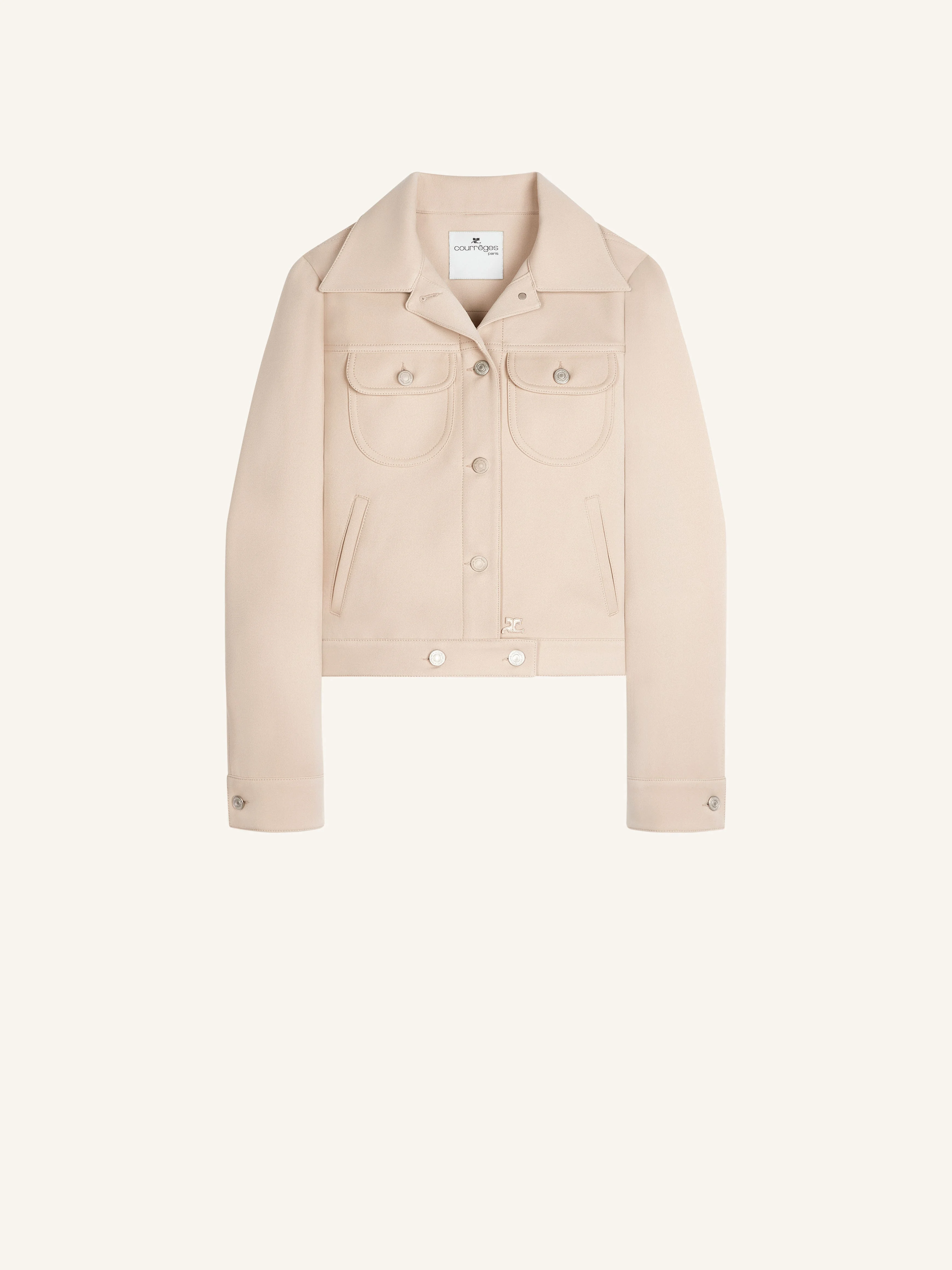 TWILL TRUCKER JACKET - 1