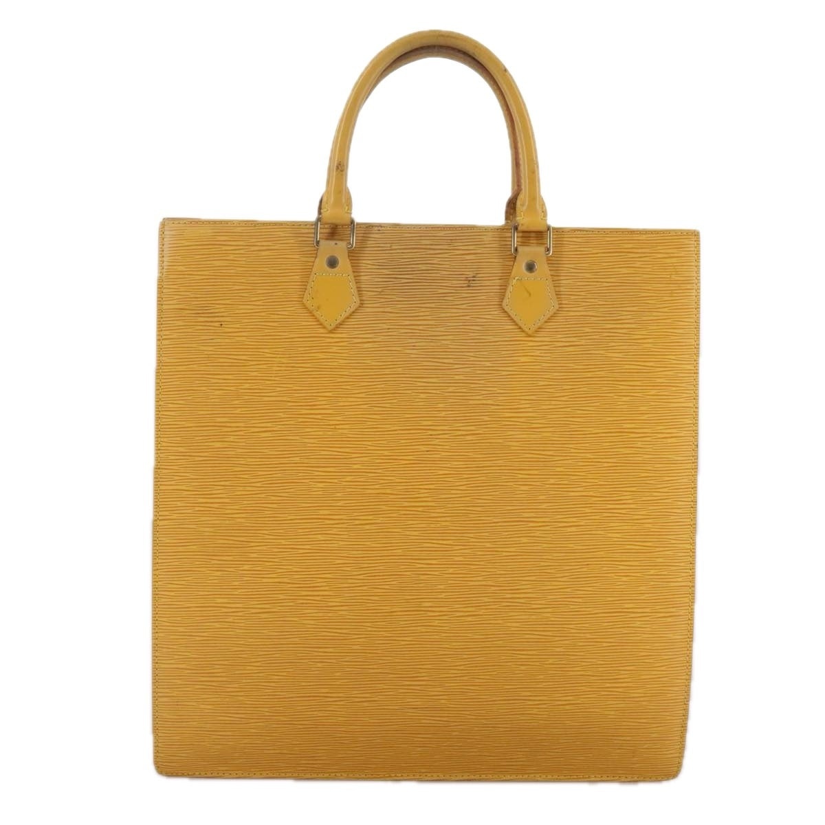 LOUIS VUITTON Epi Sac Plat Hand Bag Yellow M52079 - 2