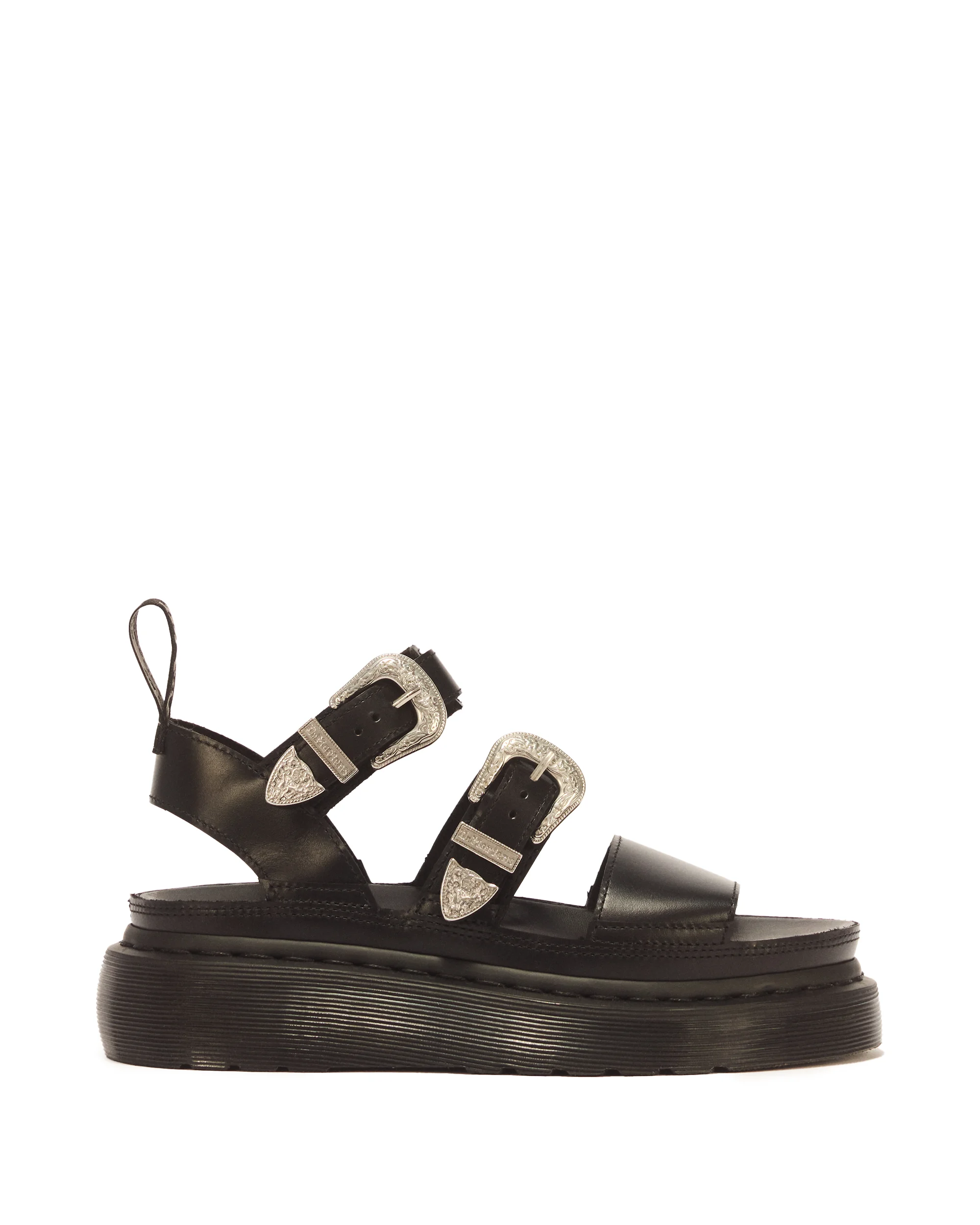Gryphon Quad Leather Gladiator Platform Sandals - 1
