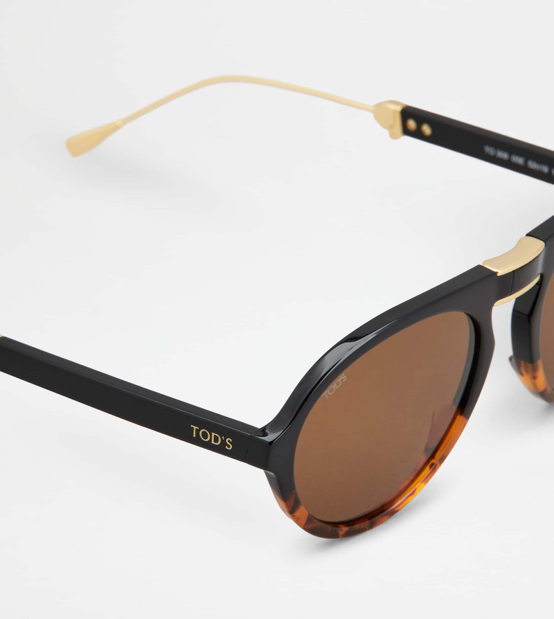 FOLDABLE SUNGLASSES - BROWN, BLACK 4