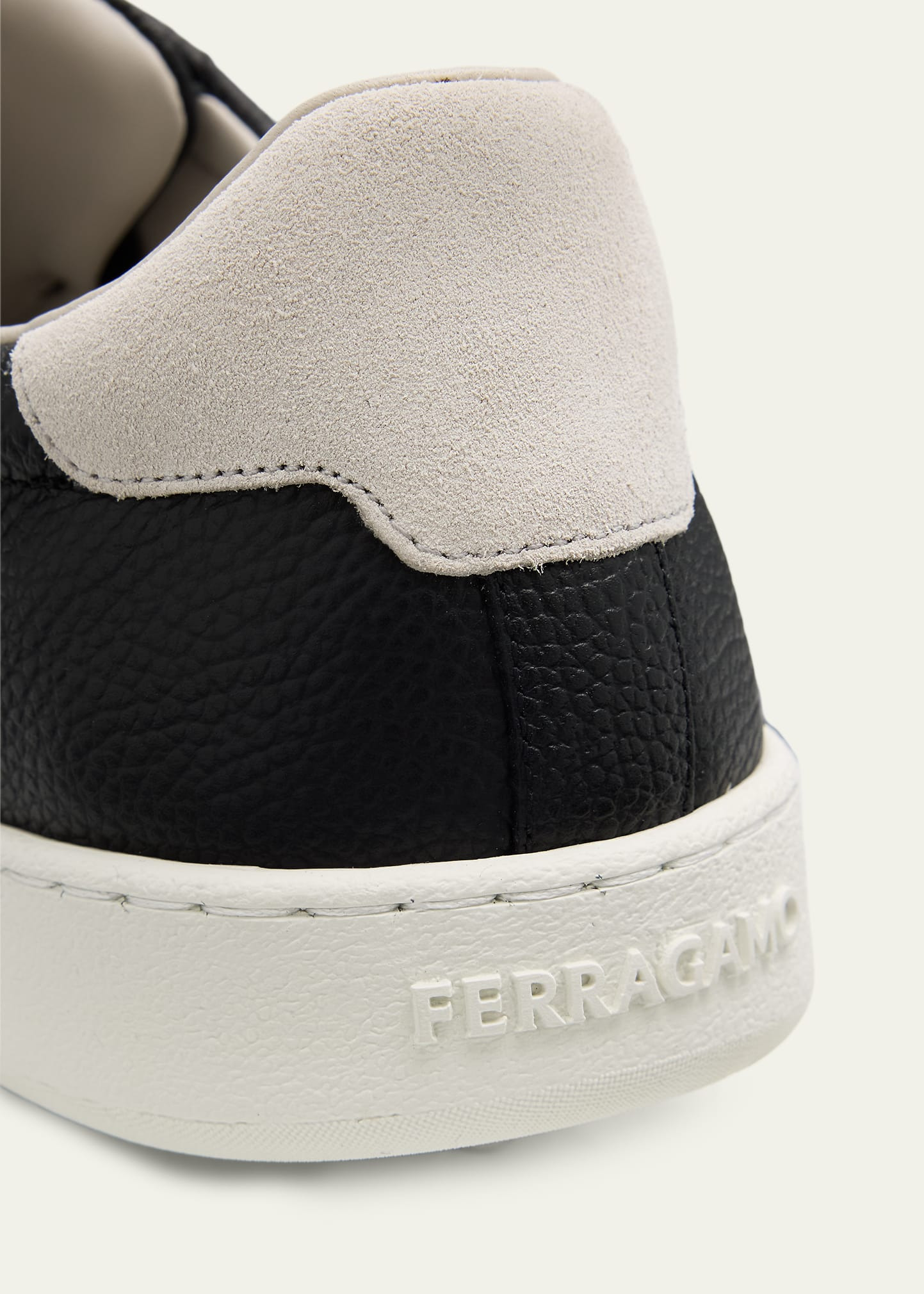 Men's Adam Leather Gancini Hug Low-Top Sneakers - 4