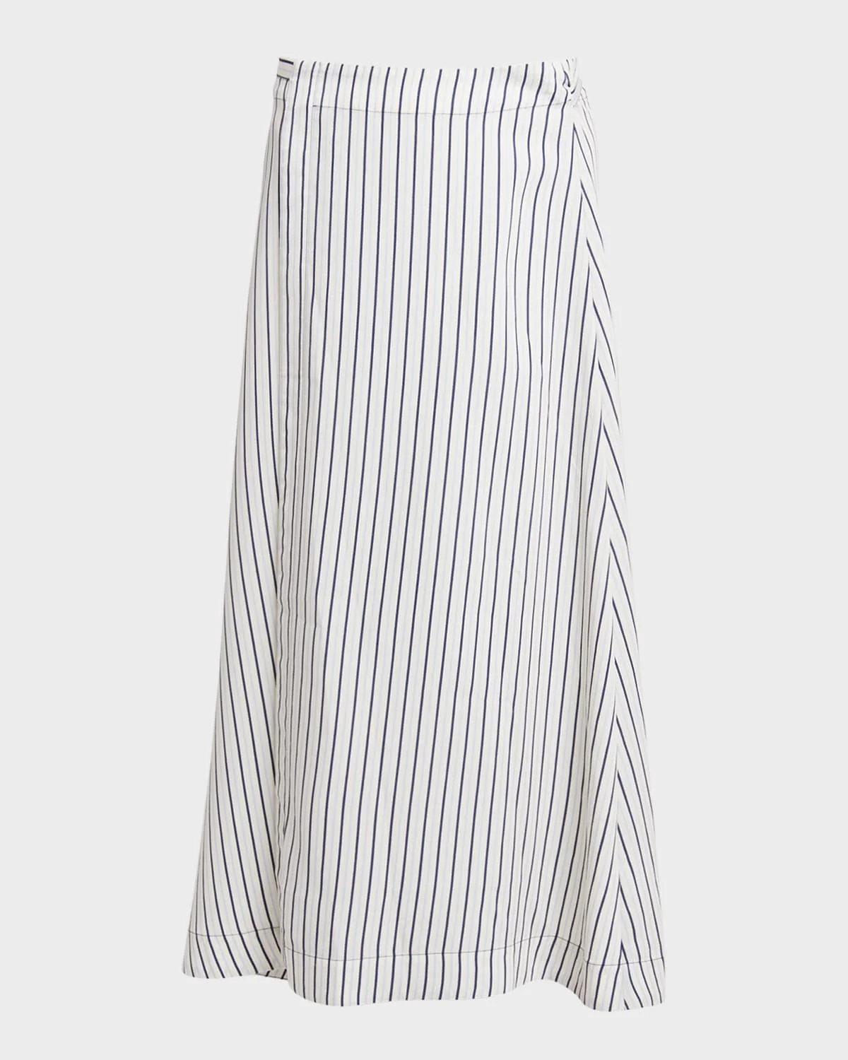 Georgie Striped A-line Midi Skirt - 1