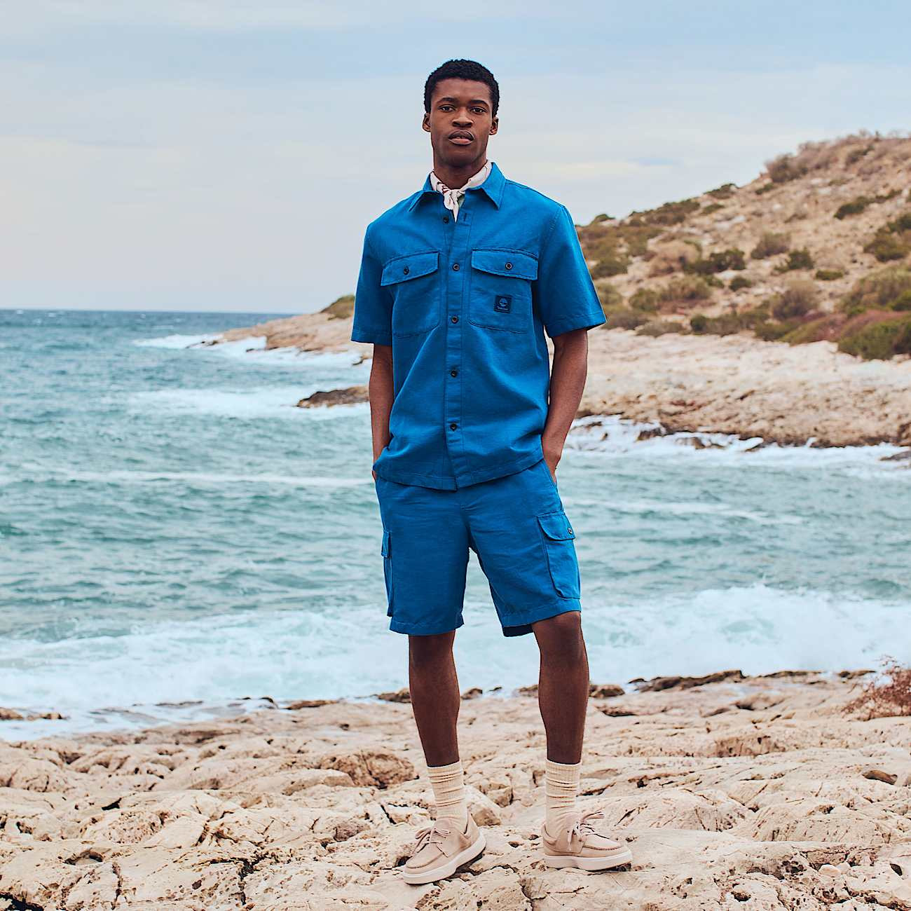 Men's Cotton Linen Utility Short - 3