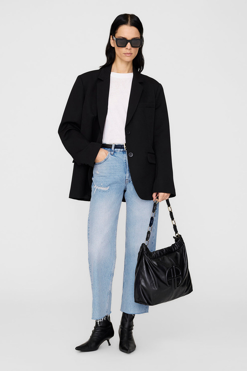 ANINE BING Kate Shoulder Bag - Black outlook