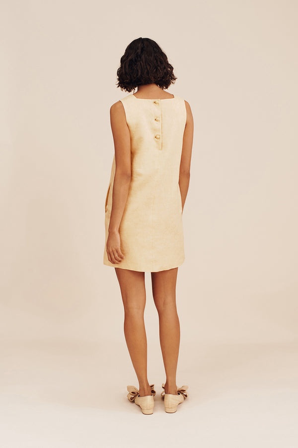 Rio Mini Dress Dusty Citron - 4