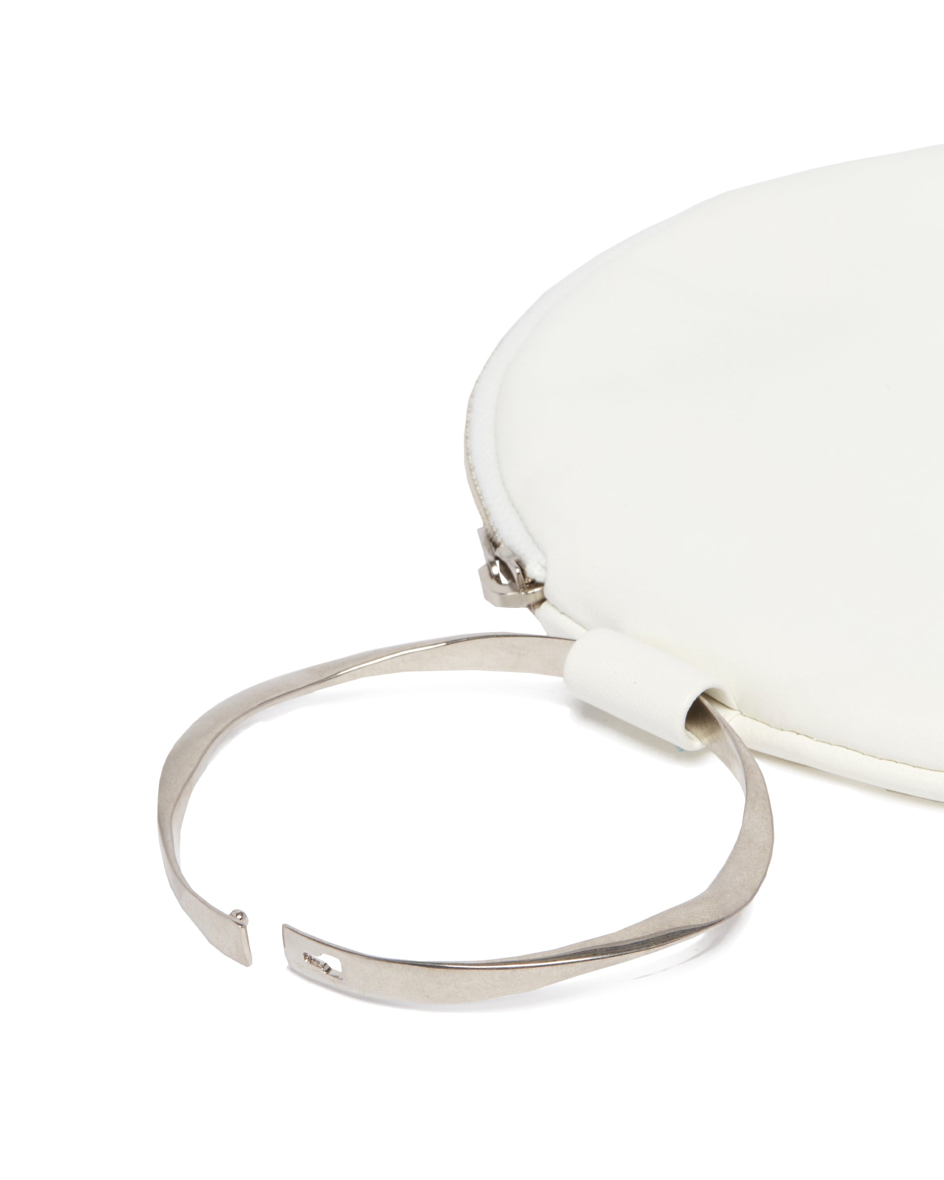 White Wristlet Clutch - 5