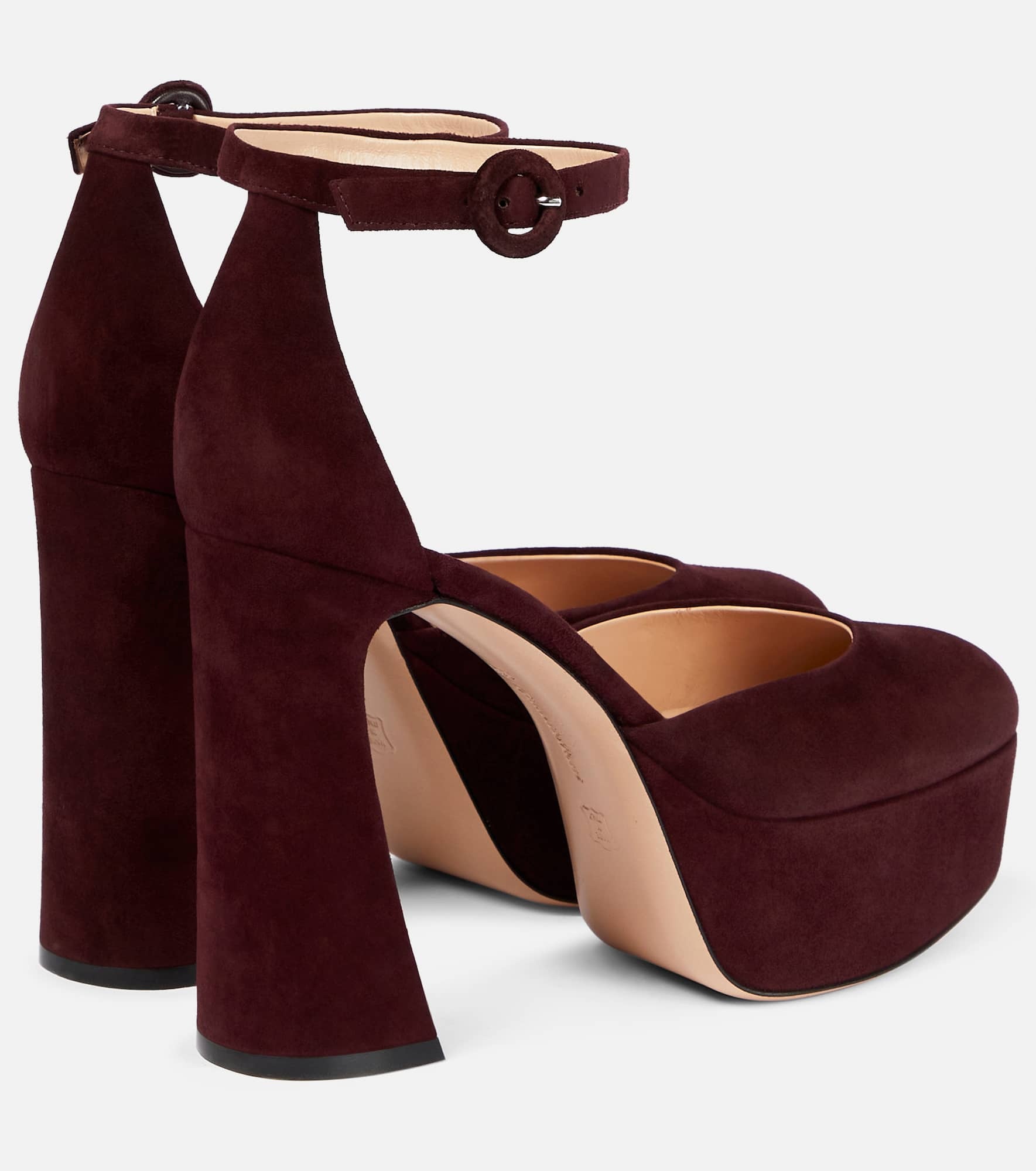 Holly D'orsay suede pumps - 3