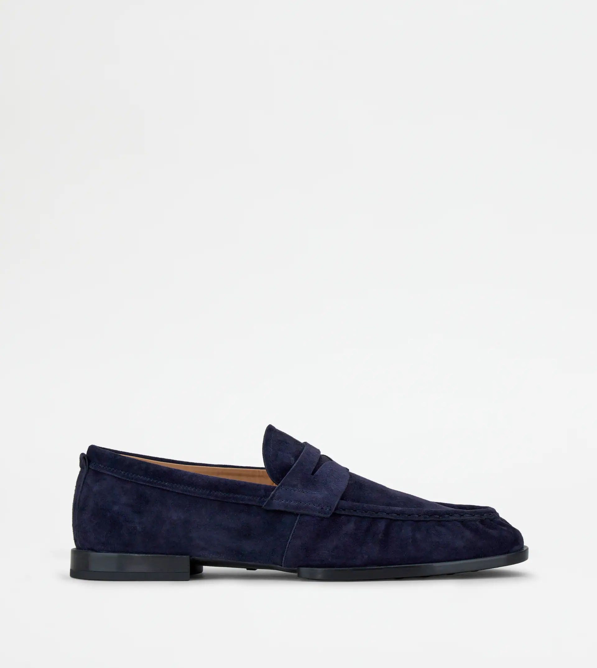 LOAFERS IN SUEDE - BLUE - 1