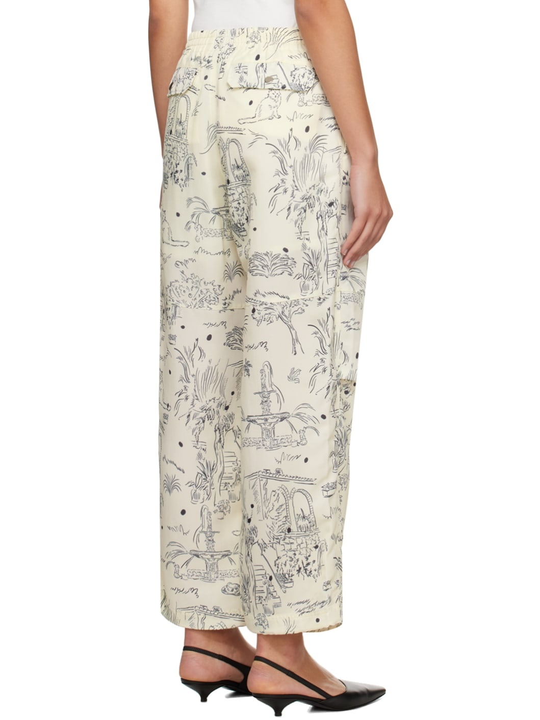 Yellow Drawing Lounge Pants - 3