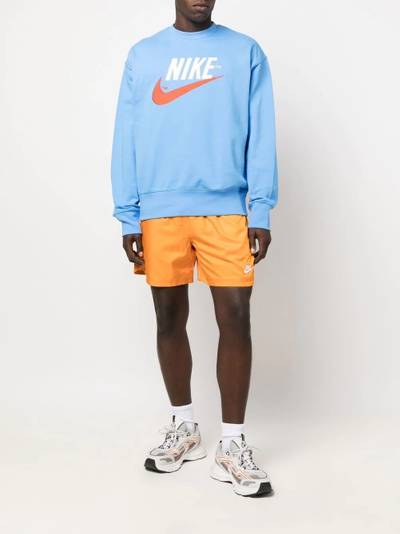 Nike swoosh-logo print sweatshirt outlook