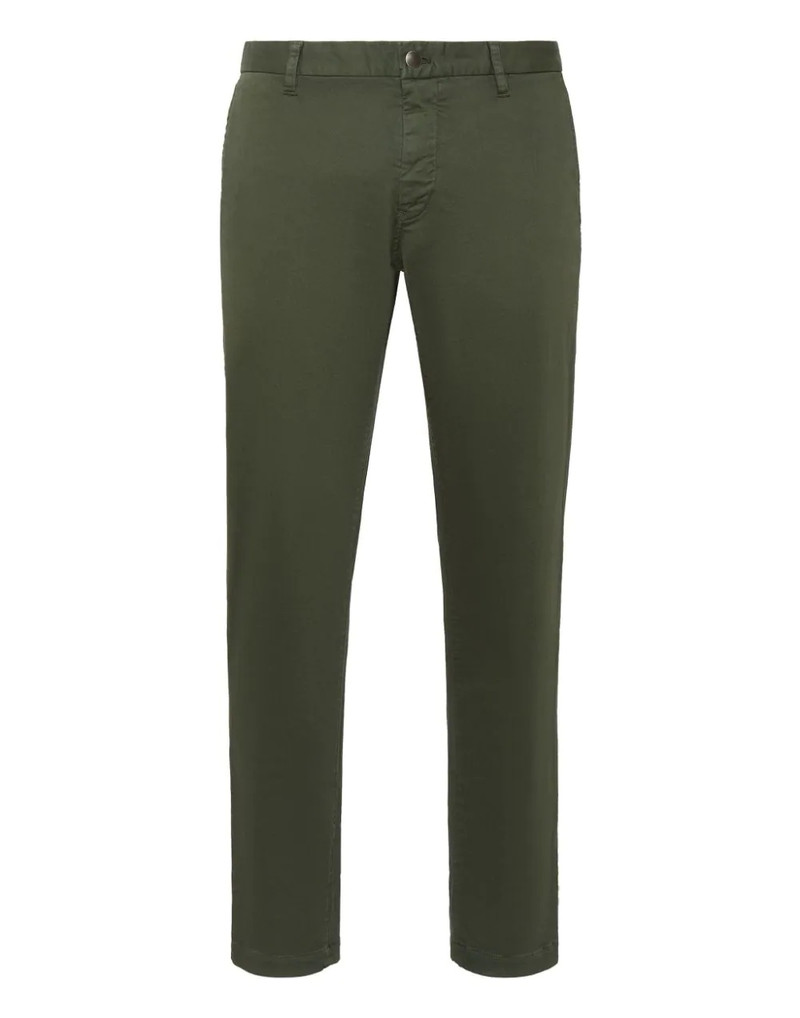 Hexagon patch slim-fit chinos 1