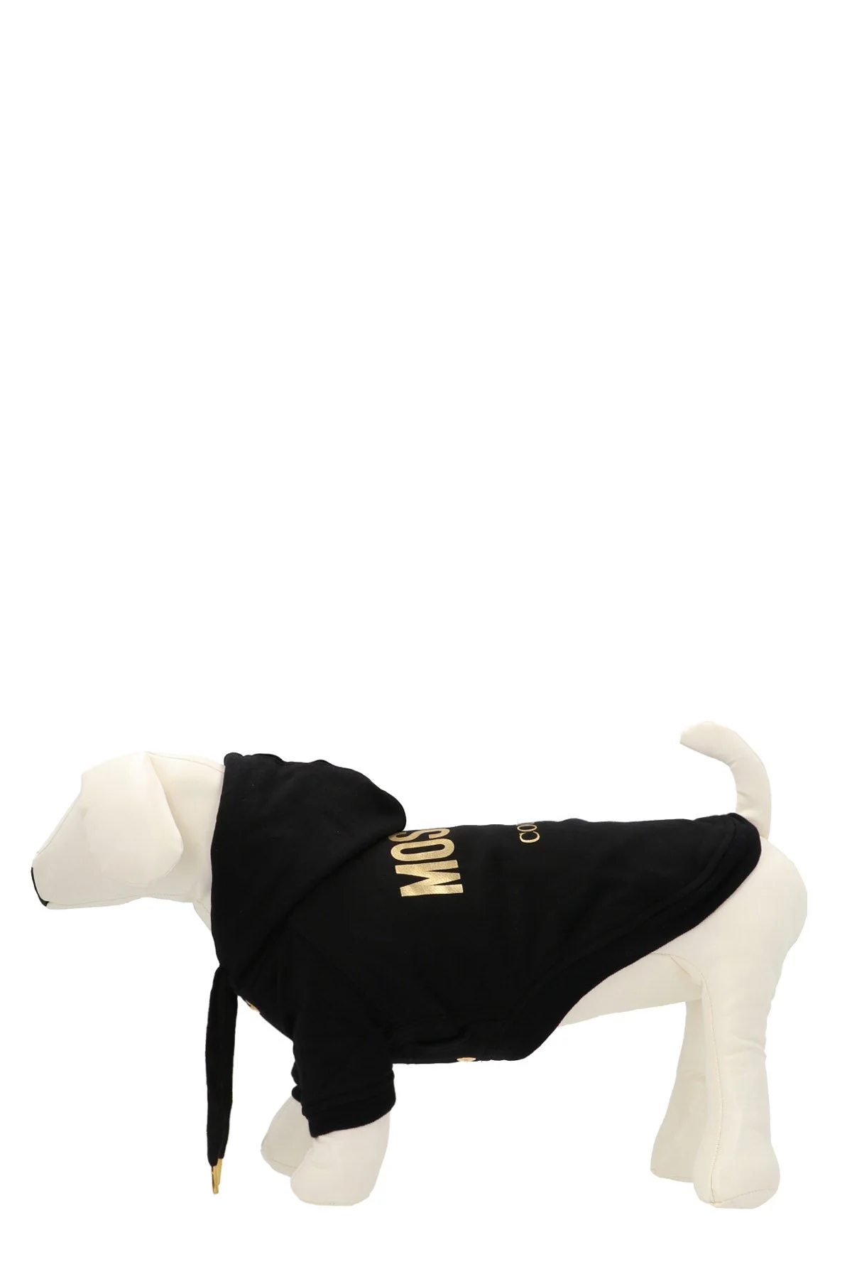 Moschino Dog Hoodie With Gold Foil Logo - 1