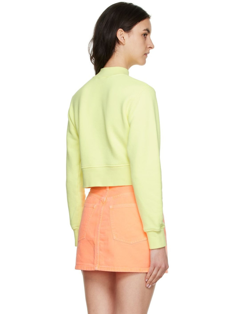 Yellow Cotton Sweatshirt 3