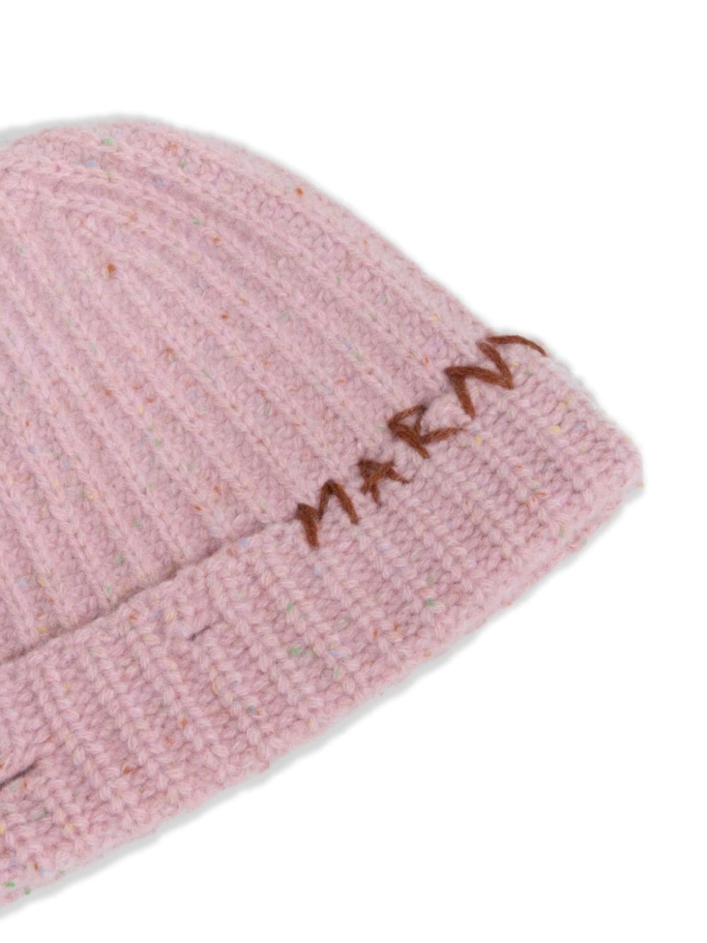 logo-embroidered ribbed-knit beanie - 3