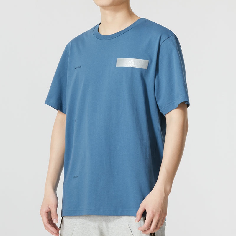 adidas Tech Ref T-shirt 'Blue' IA8112 - 5