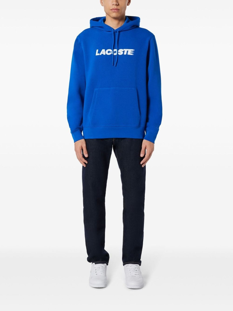 LACOSTE logo-print hoodie outlook