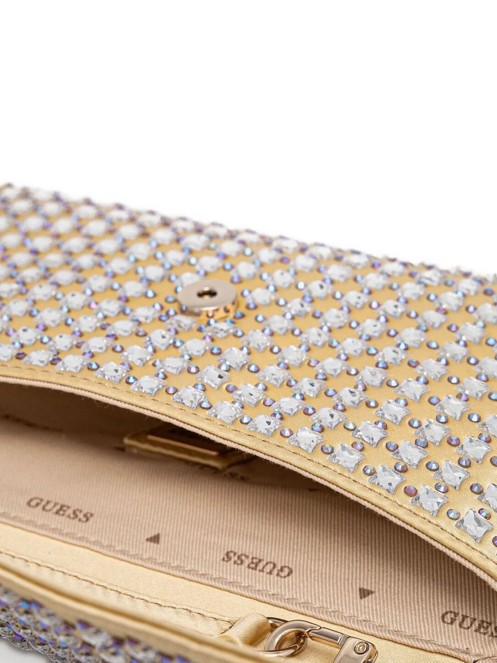 Zaine rhinestone-embellished clutch bag - 5