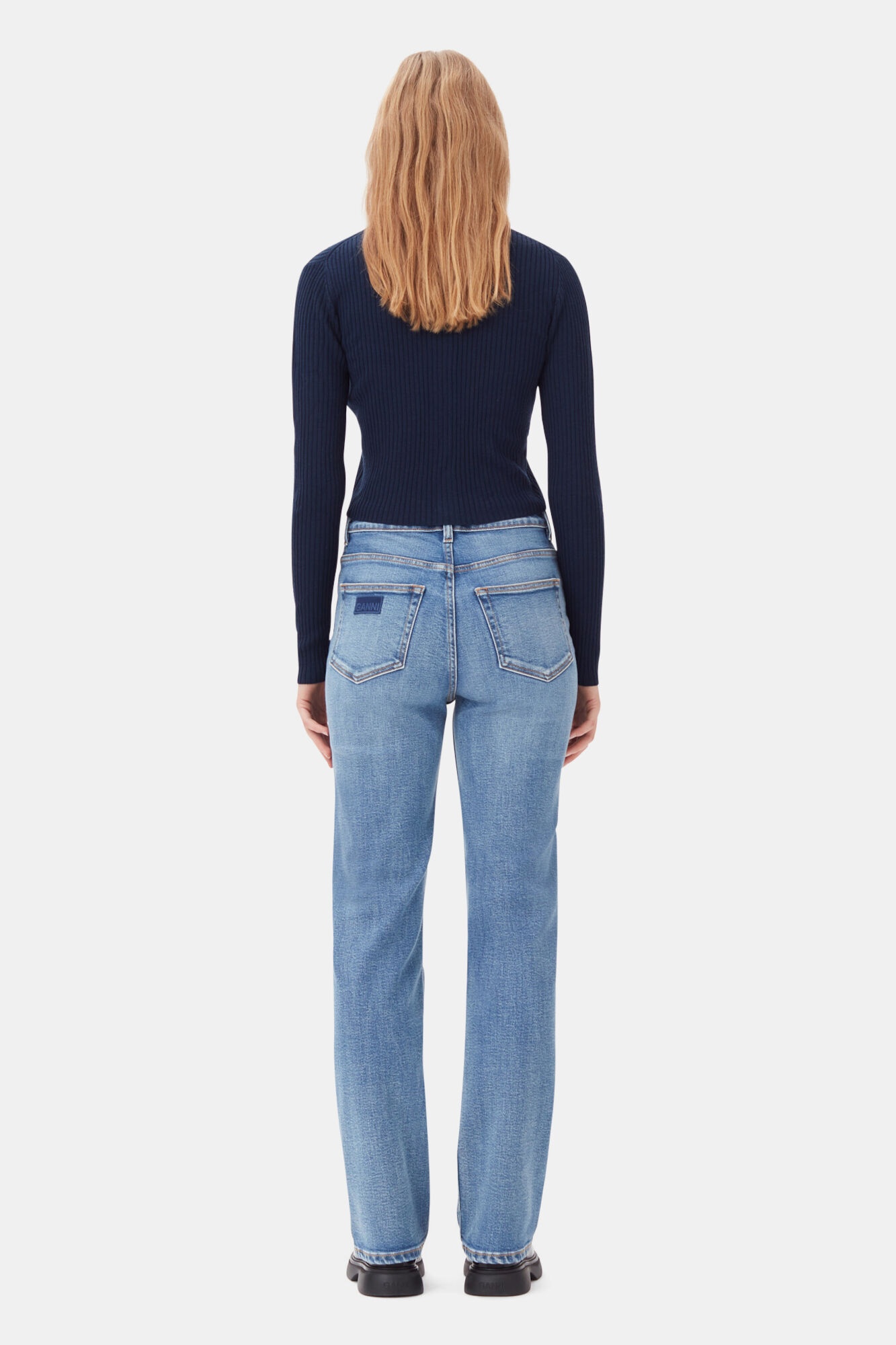 MID BLUE VINTAGE POHLI JEANS - 4