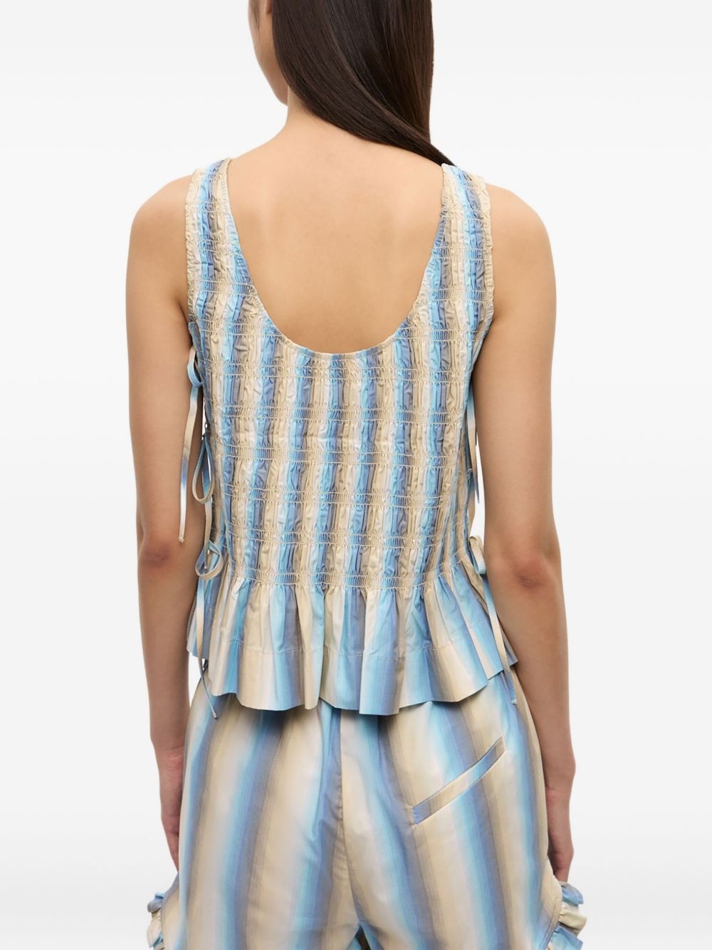 striped blouse - 4
