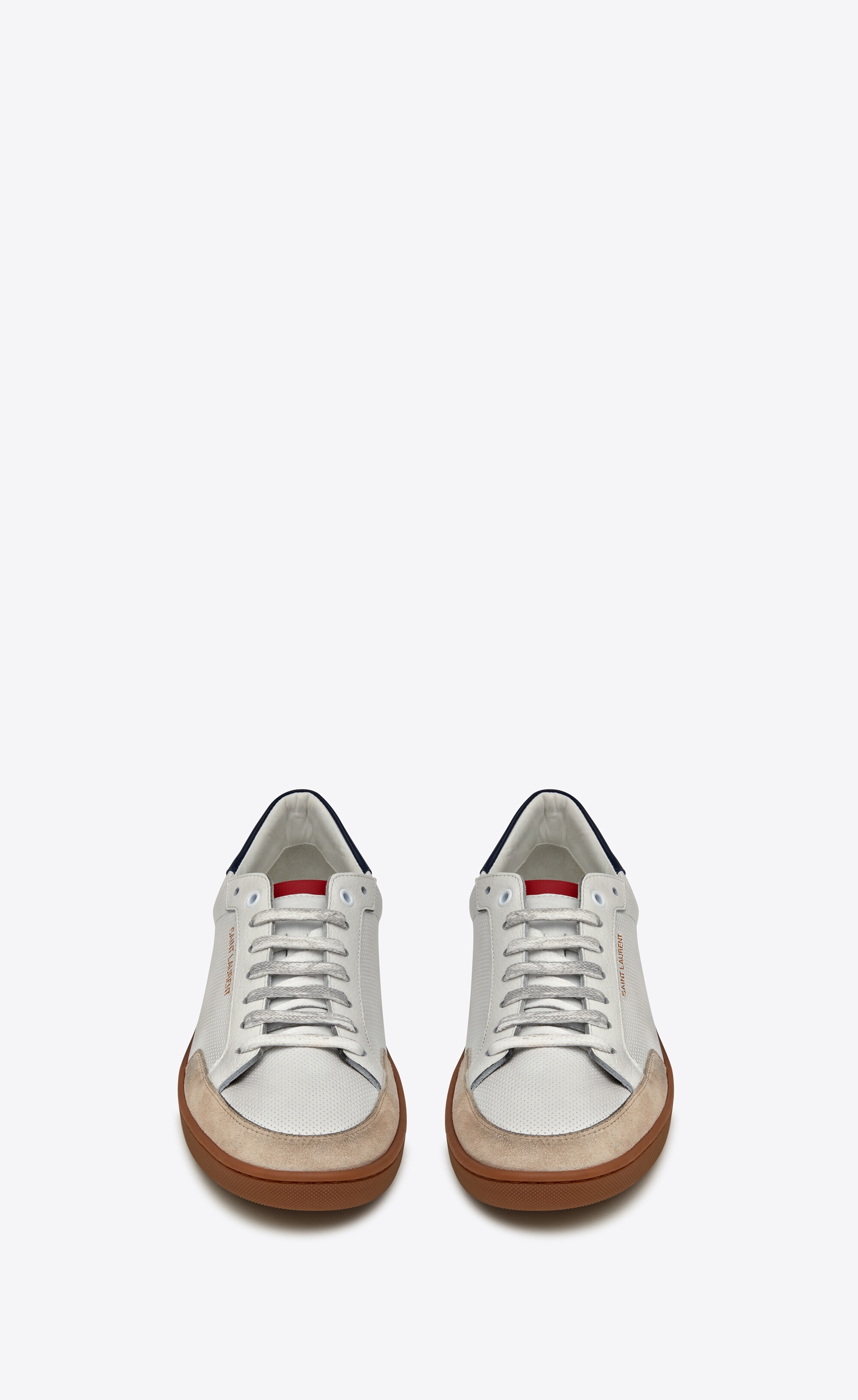 court classic sl/10 sneakers in perforated leather - 2