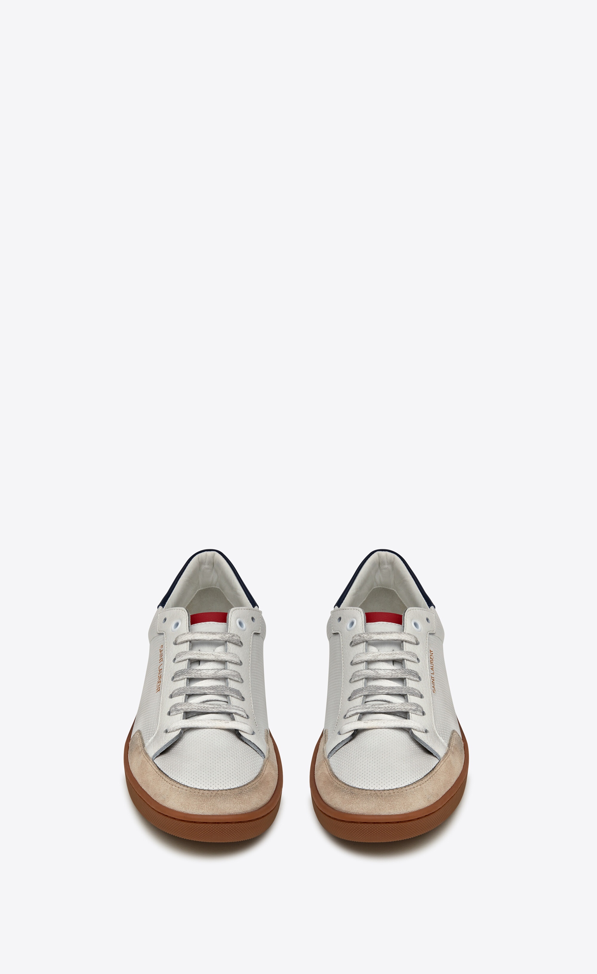 court classic sl/10 sneakers in perforated leather - 2