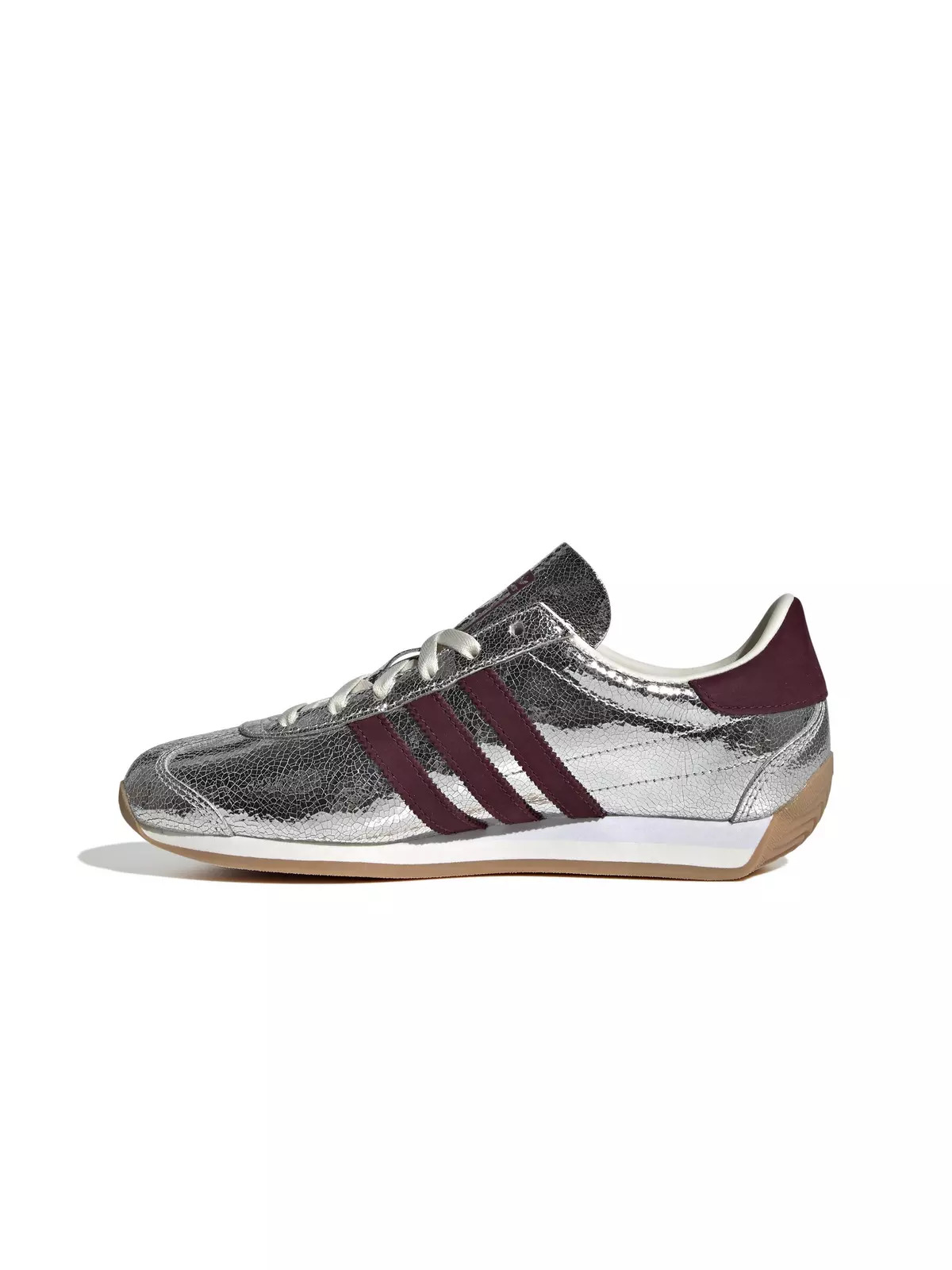 Originals Country OG "Silver Metallic/Maroon/Off-White" Women's Shoe - 2