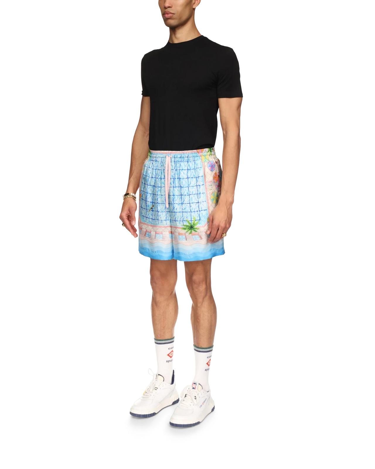 Le Plongeon Silk Shorts - 3
