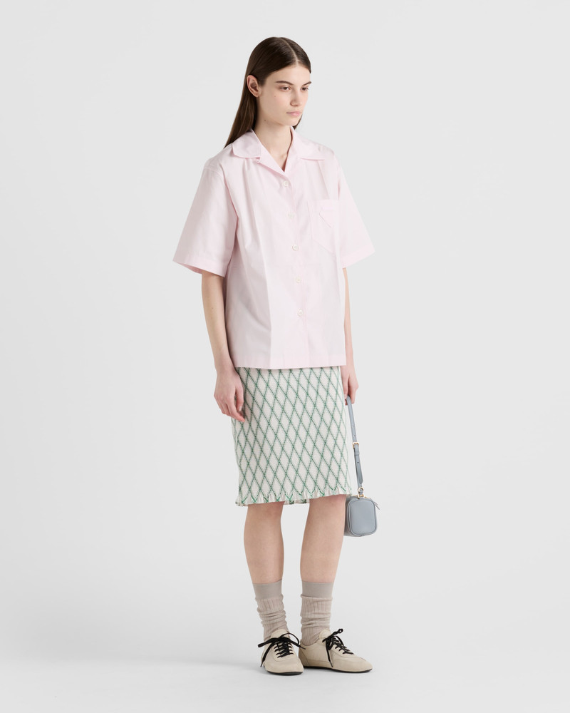 Prada Cotton skirt with geometric pattern outlook