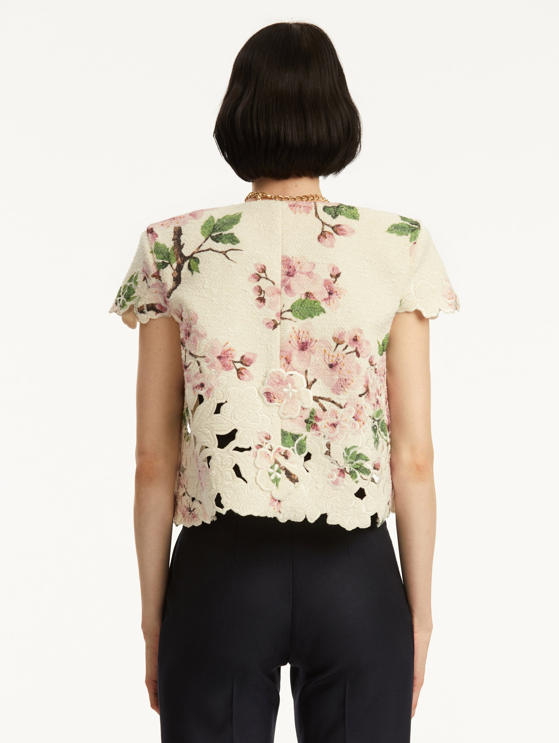 CHERRY BLOSSOM TWEED JACKET - 4