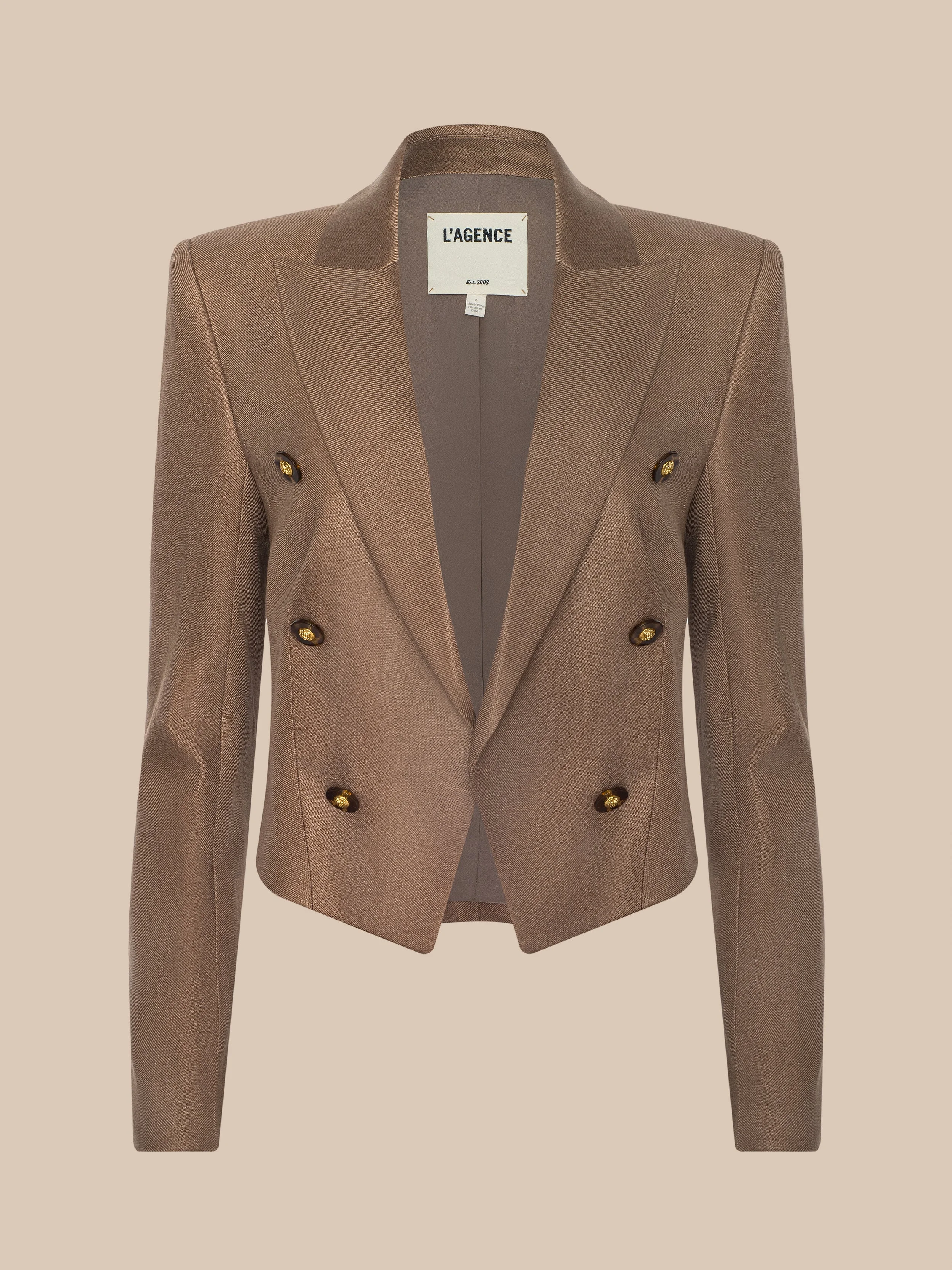 Lila Linen-Blend Blazer - 1