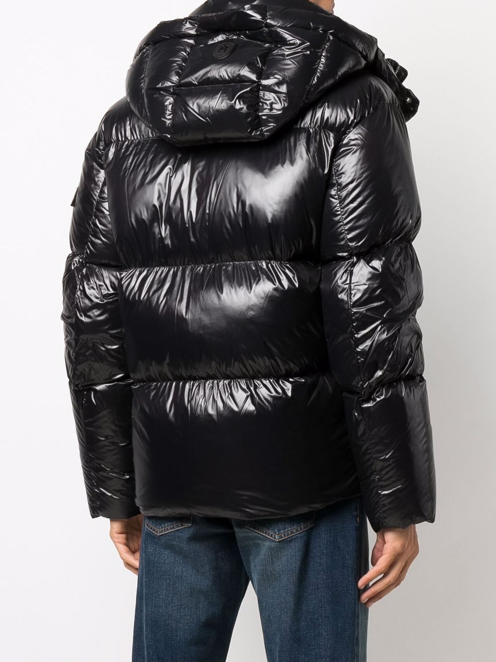 padded zip-up coat - 4