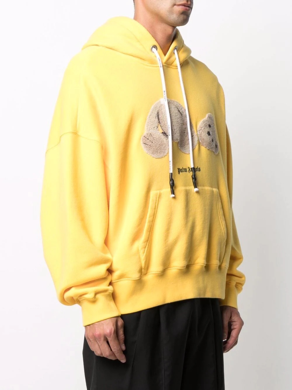 Bear logo-print hoodie - 3