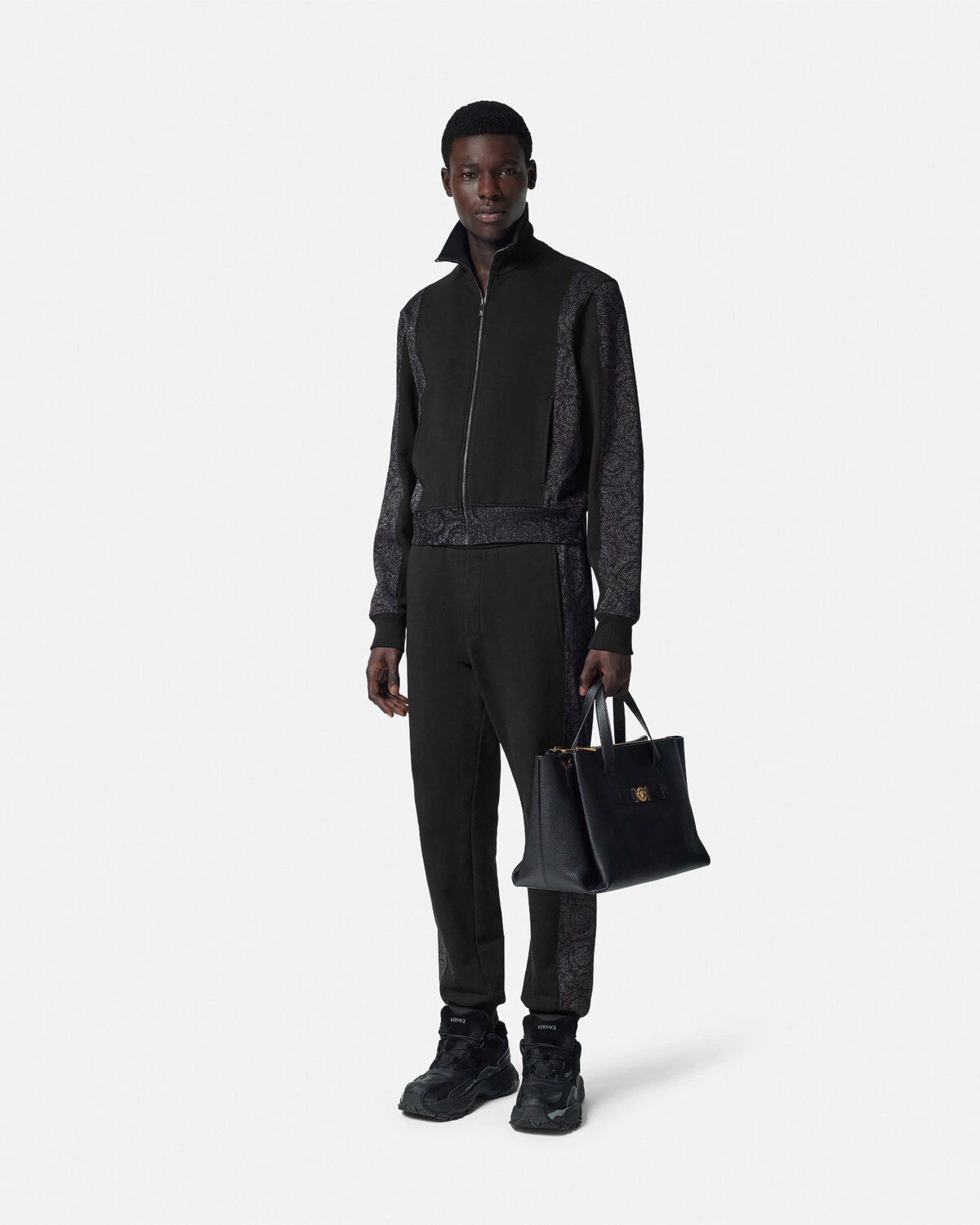 Barocco Jacquard Lurex Sweatpants - 2