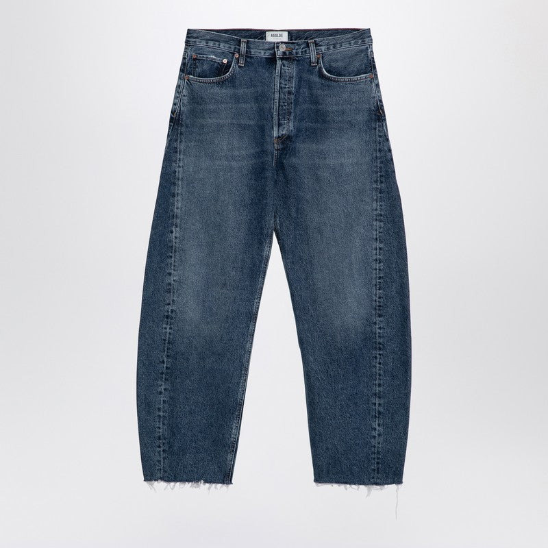 BLUE BALLOON JEANS IN ORGANIC DENIM - 1