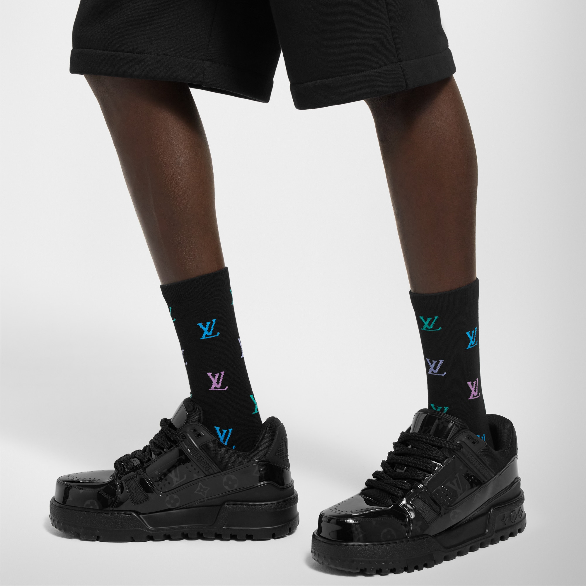 LV Blason Shading Socks - 4