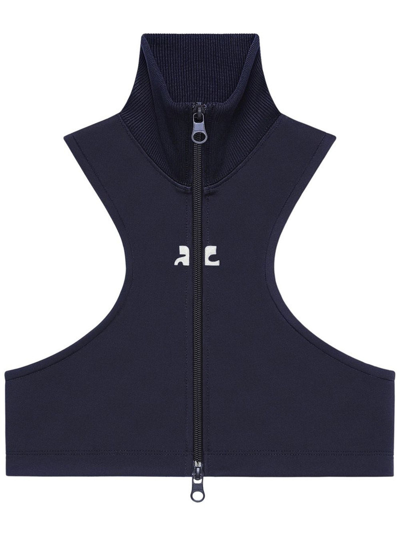 scuba-jersey crop top 1