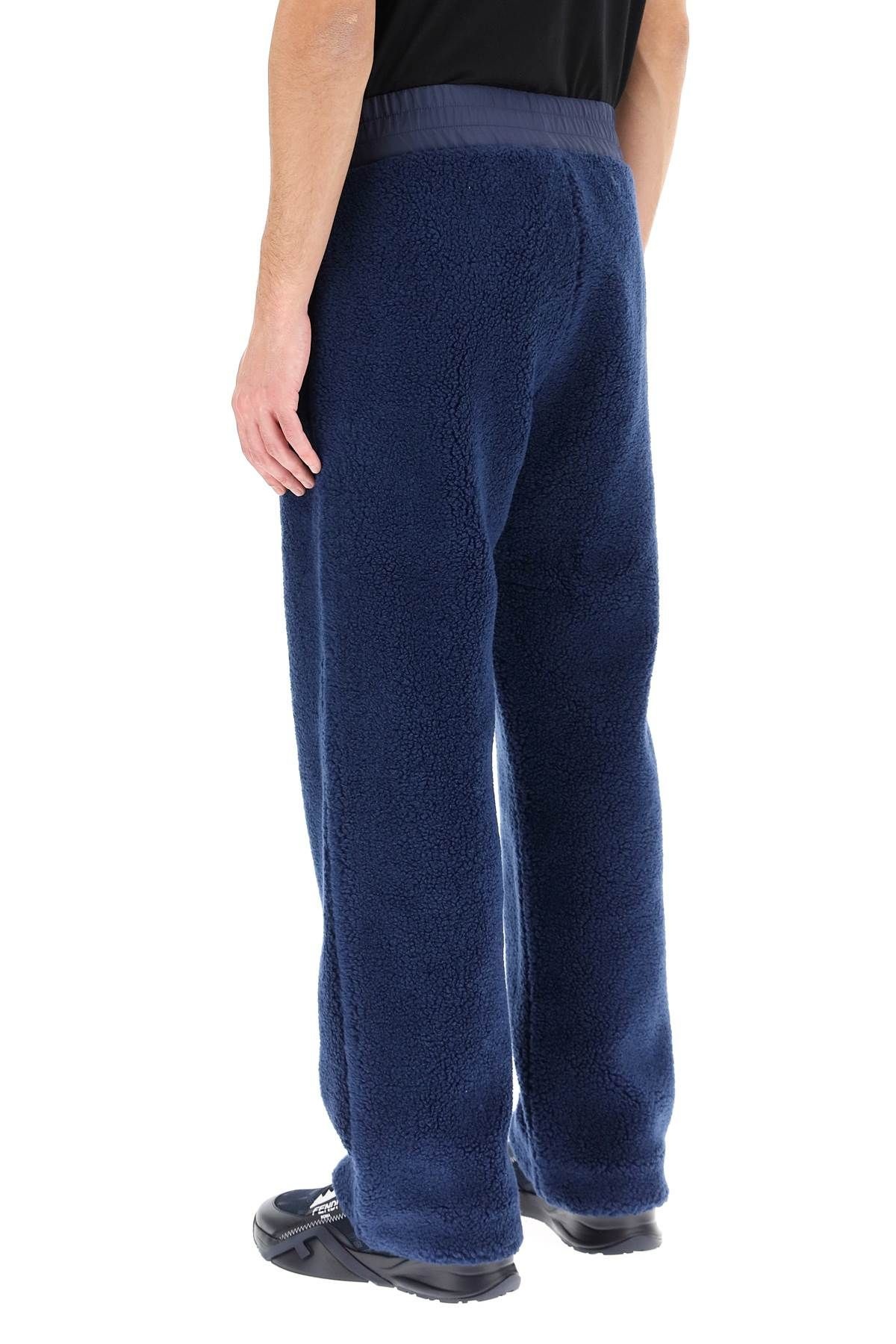 WOOL SILK TEDDY TROUSERS - 4