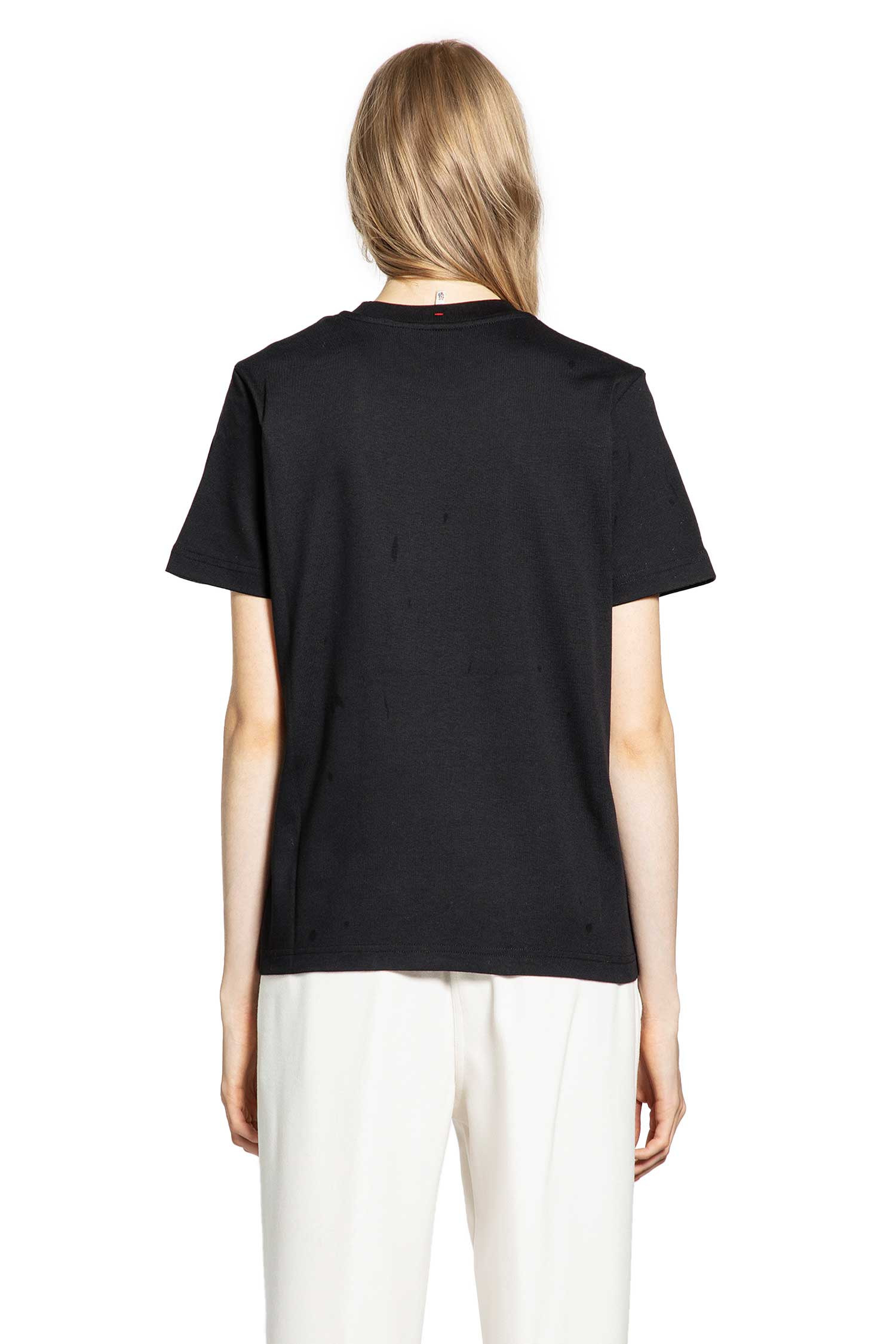 Moncler Grenoble Woman Black T-shirts & Tank Tops - 3