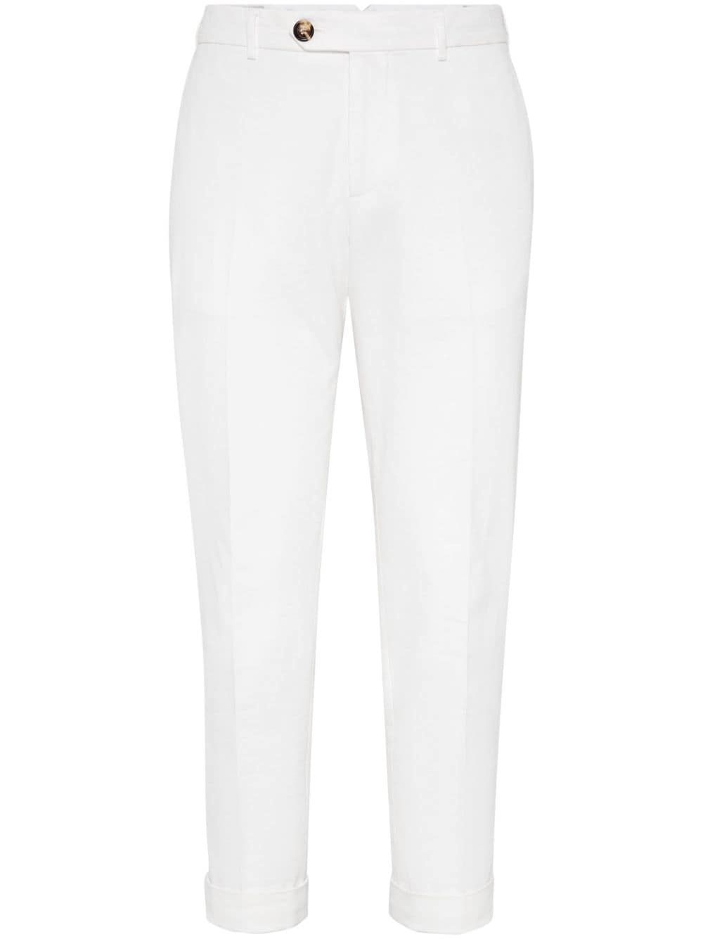 straight leg trousers - 1