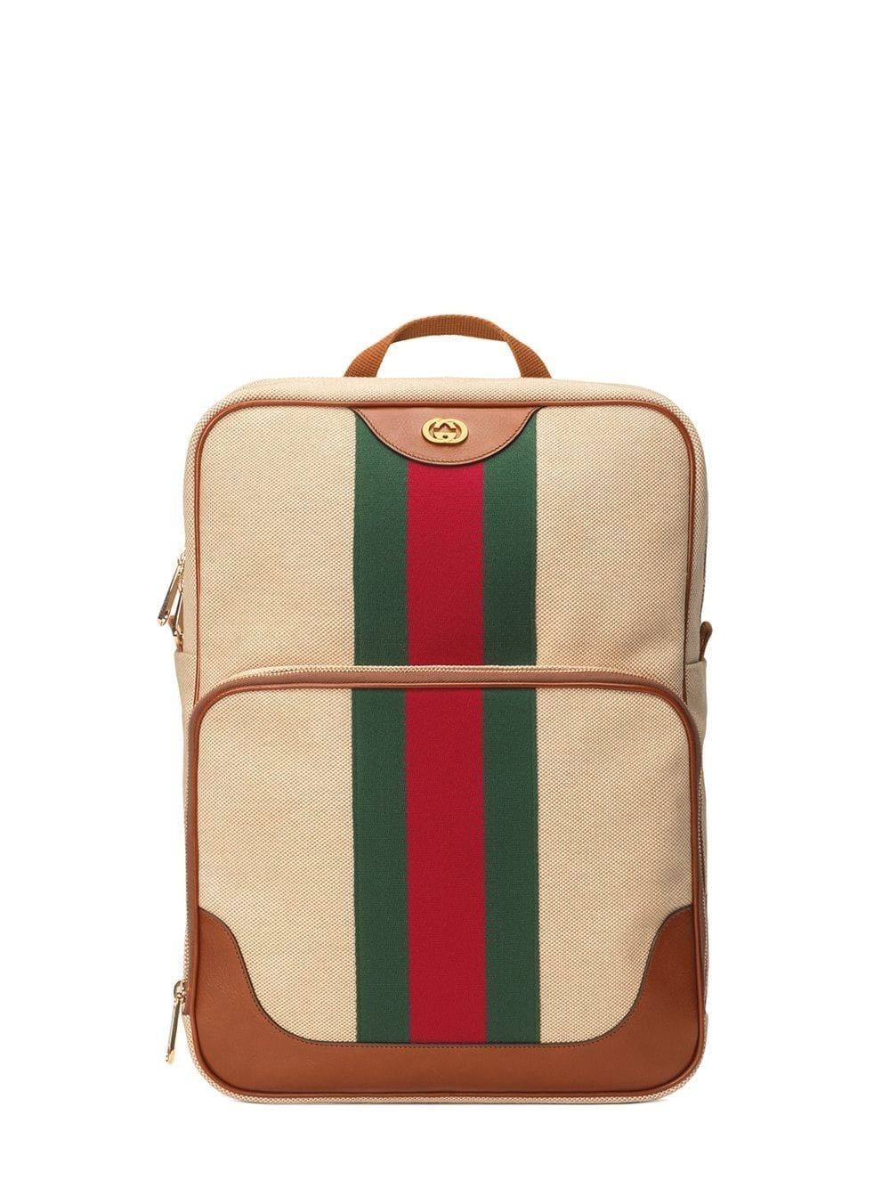 Vintage canvas backpack - 1